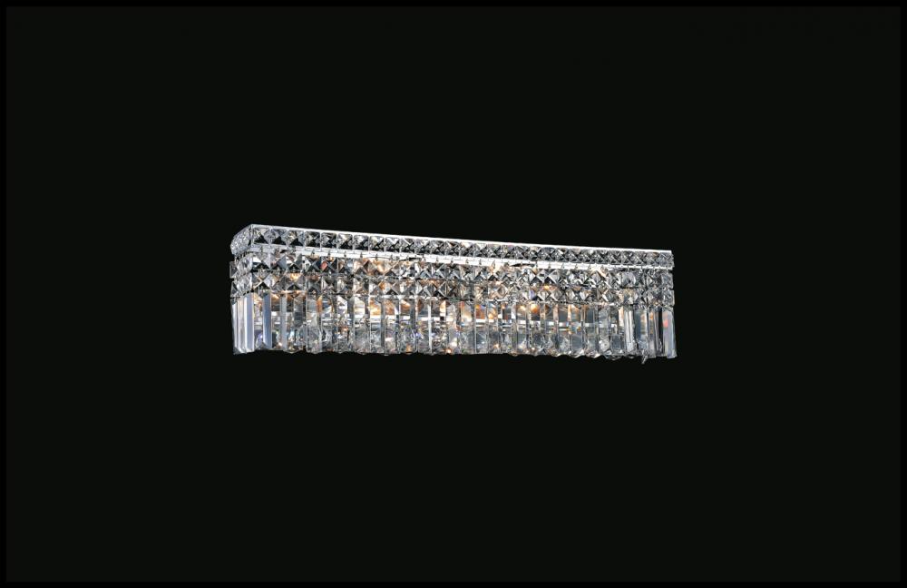 6 Light Vanity Light With Chrome Finish