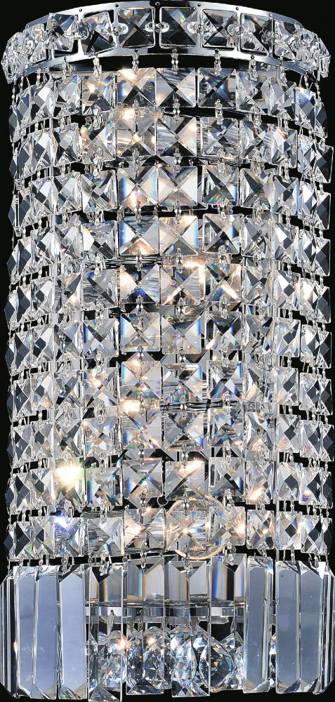 4 Light Bathroom Sconce With Chrome Finish