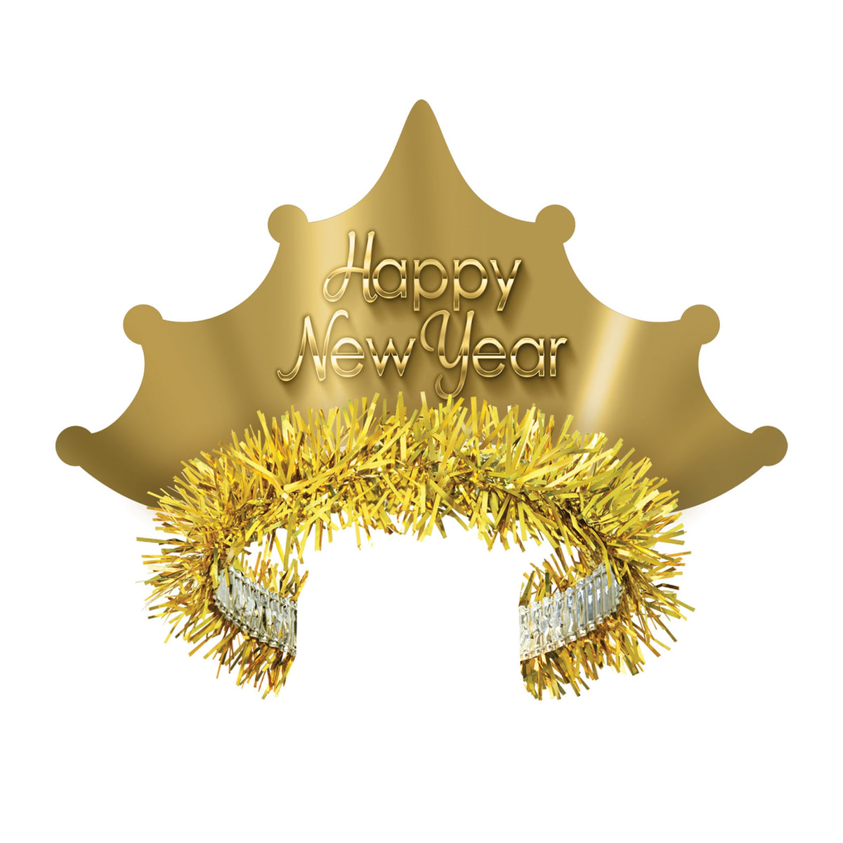 Golden New Year Tiaras, (Pack Of 50)