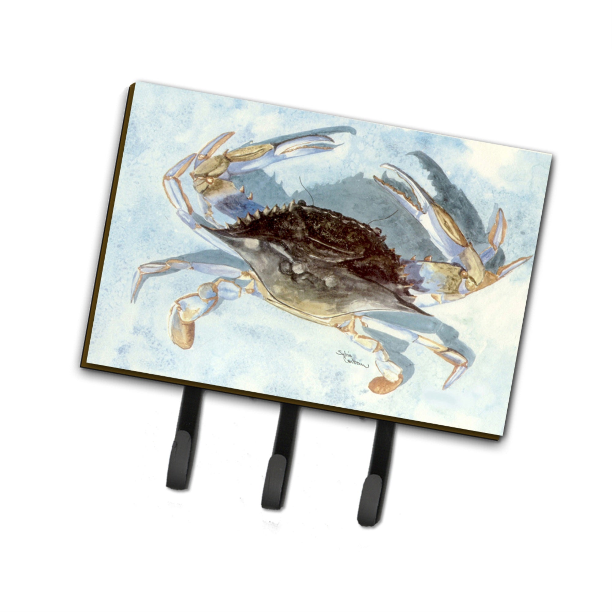 Caroline'S Treasures 8011Th68 Blue Crab Leash Or Key Holder, Large, Multicolor