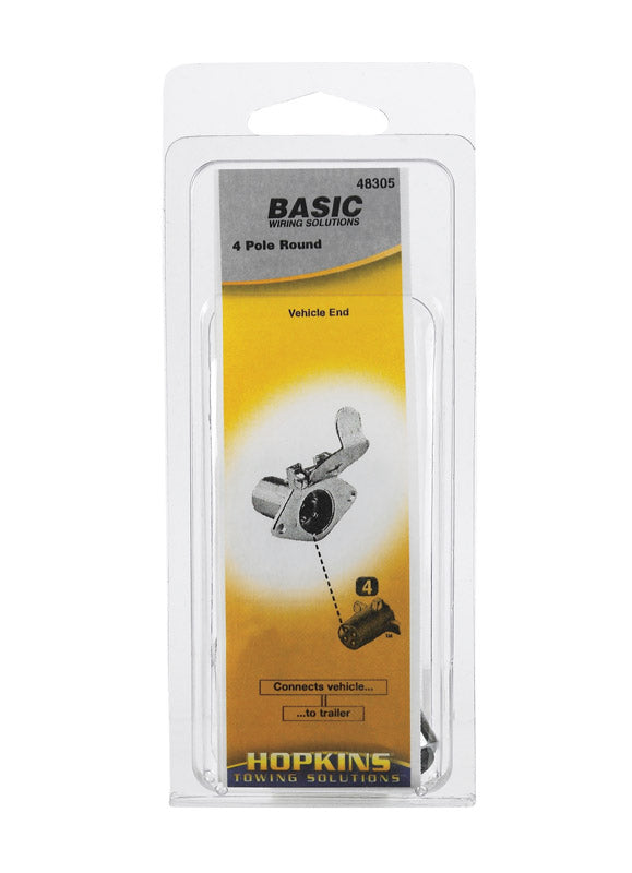 Connectr 4Pole Round C/E (Pack Of 1)