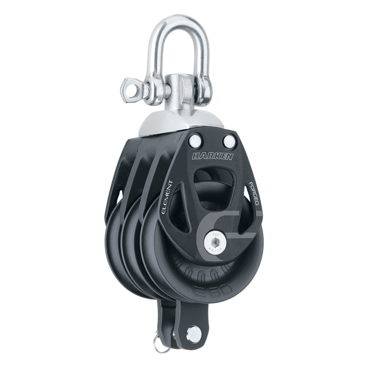 Harken 60Mm Triple Element Block W/ Swivel & Becket