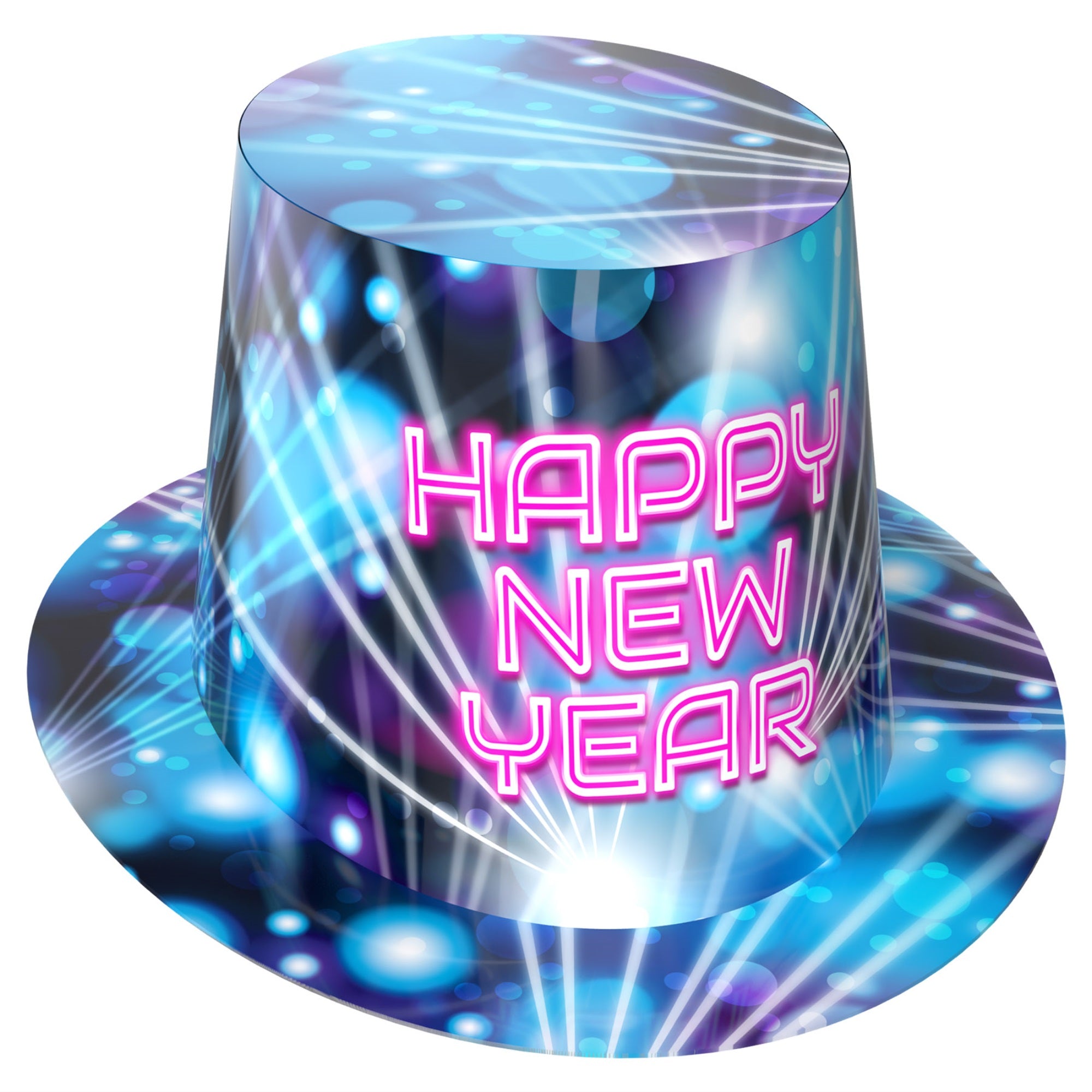 New Year'S Rave Hi-Hat One Size Fits Most Pack Of 25