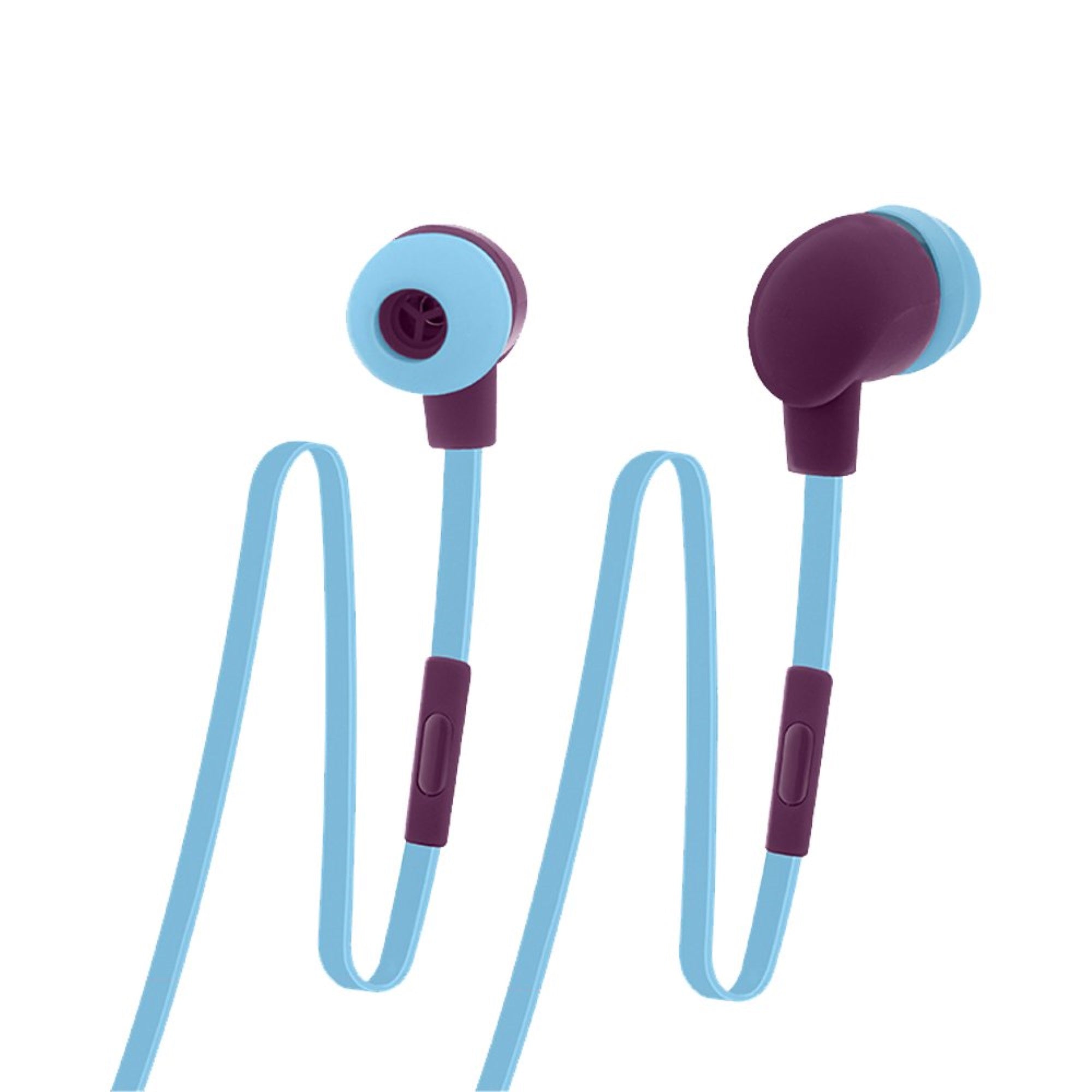 Bytech Stereo Earbuds Blue