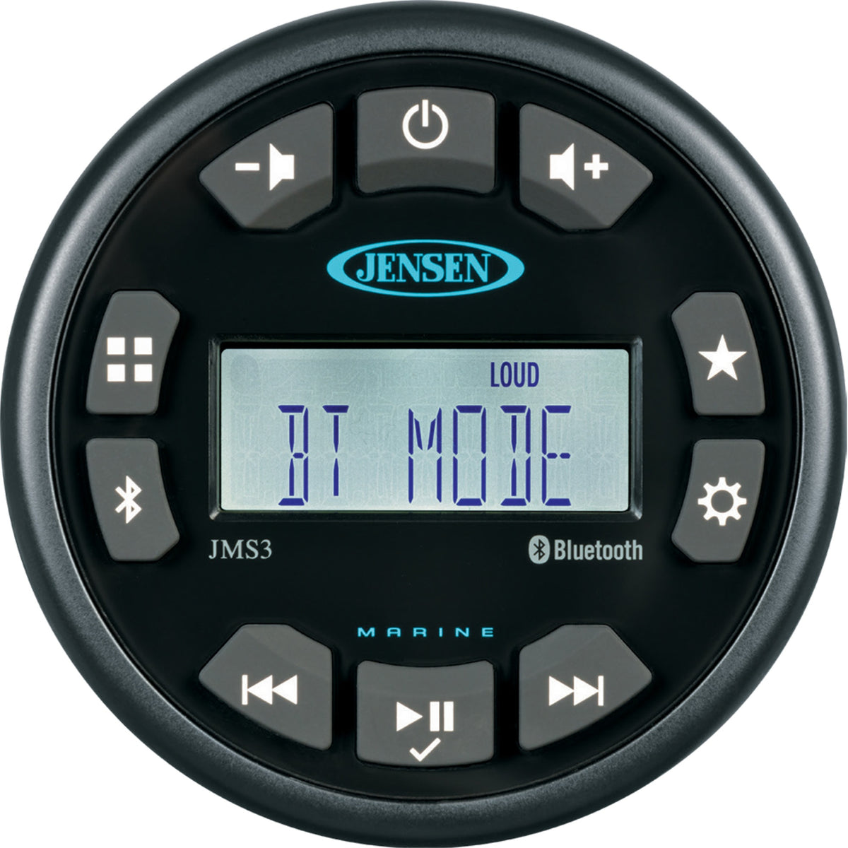Jensen 3' Jms3Rtl Waterproof Bt/Am/Fm/Weatherband/Usb