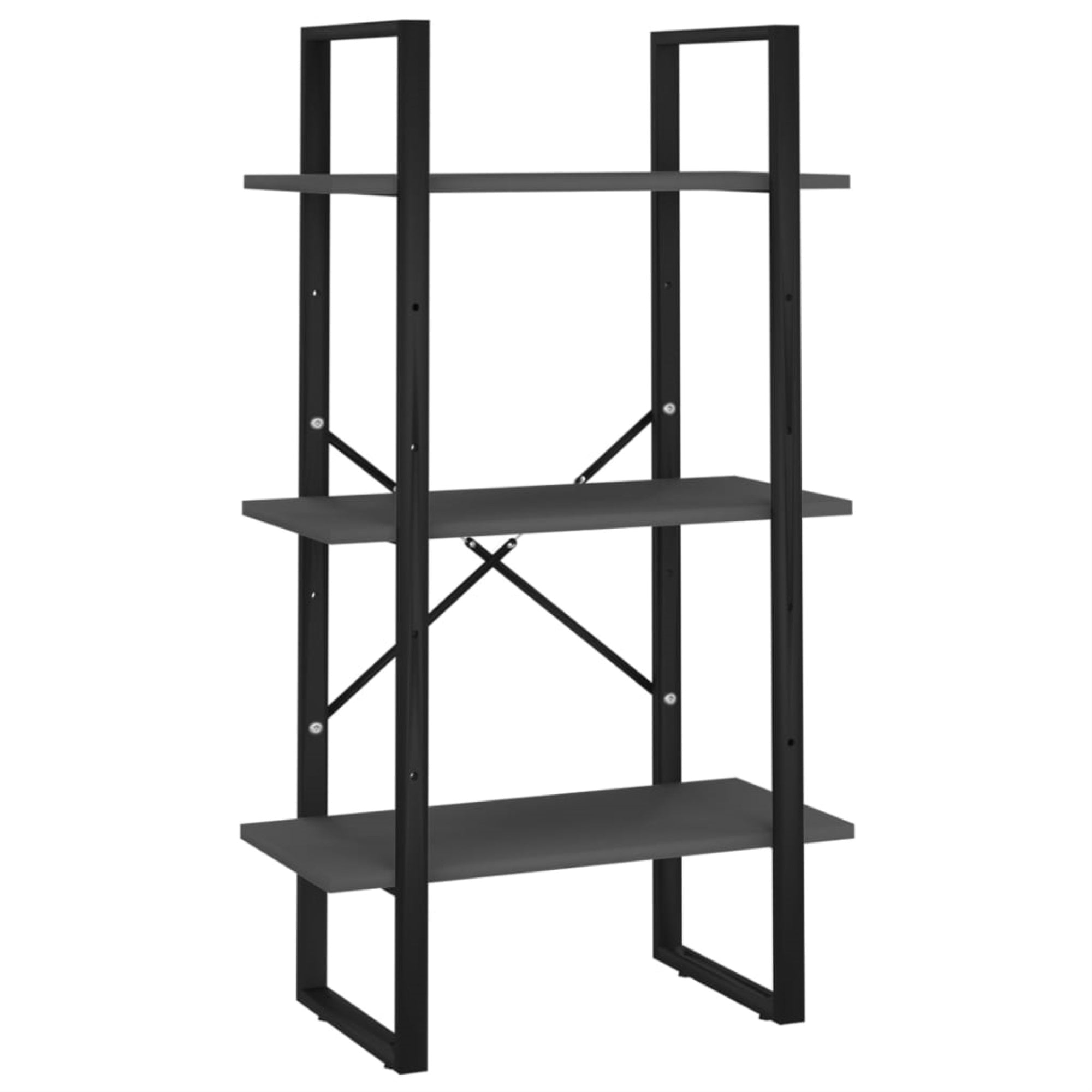 Vidaxl Storage Shelf Gray 23.6'X11.8'X41.3' Chipboard