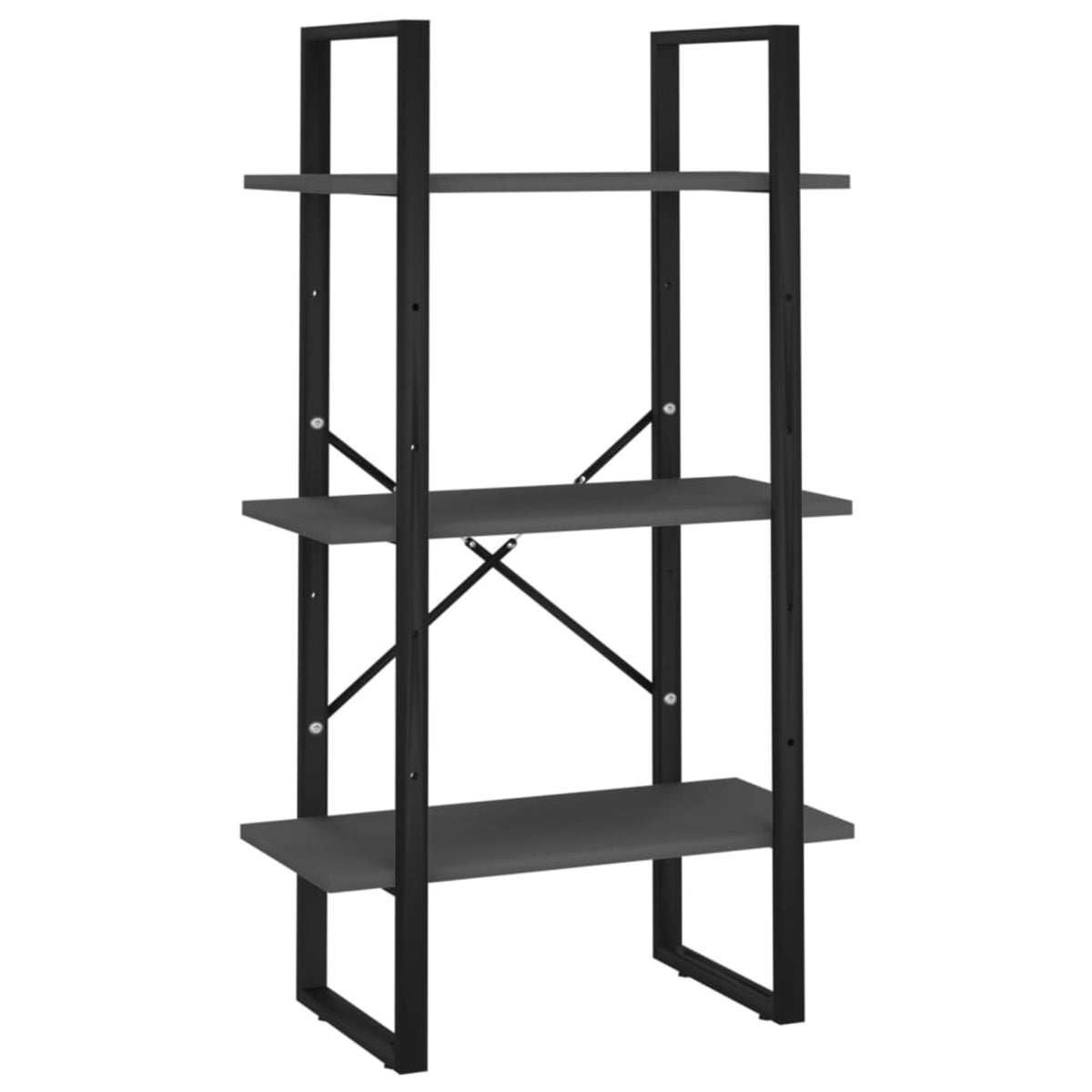 Vidaxl Storage Shelf Gray 23.6'X11.8'X41.3' Chipboard
