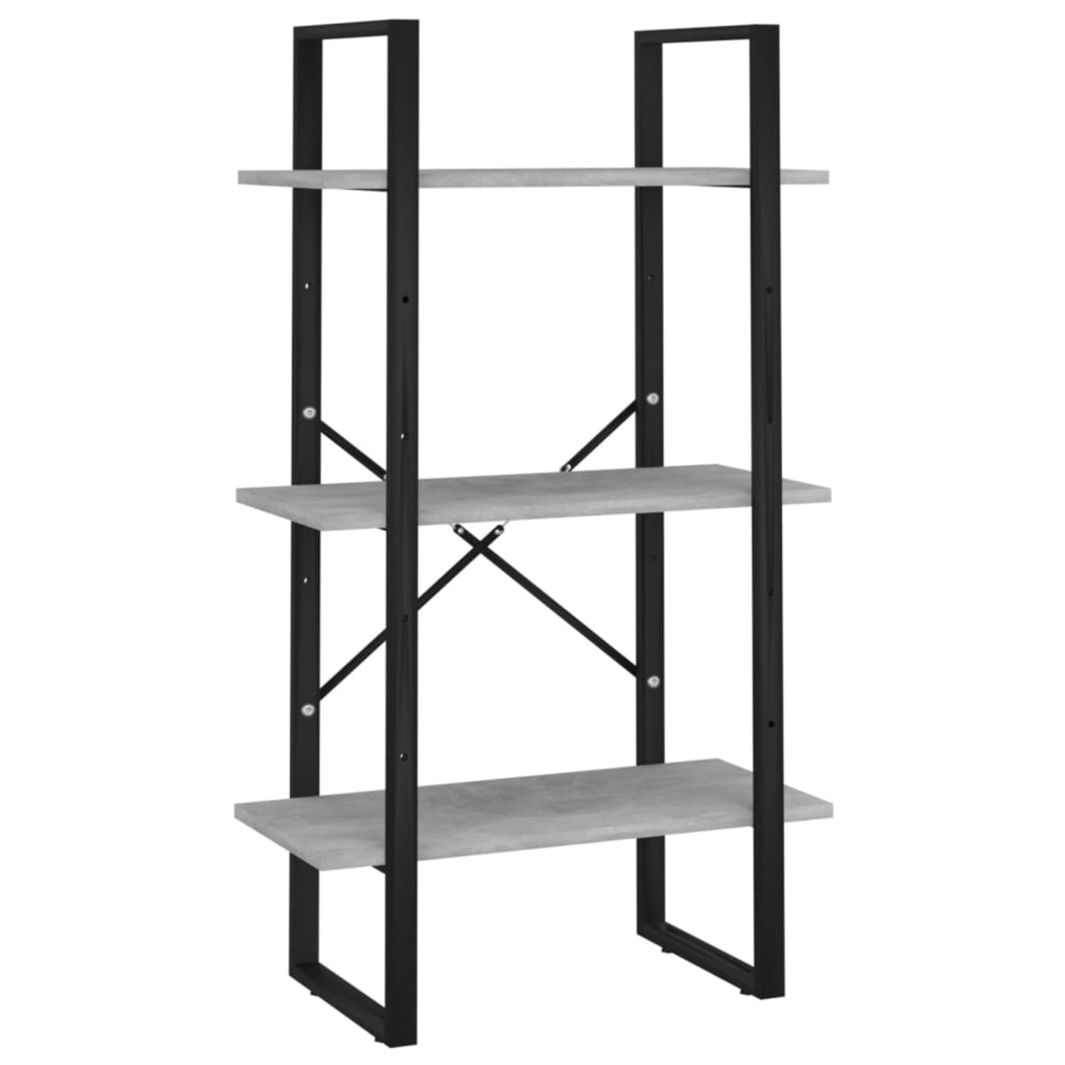 Vidaxl Storage Shelf Concrete Gray 23.6'X11.8'X41.3' Chipboard