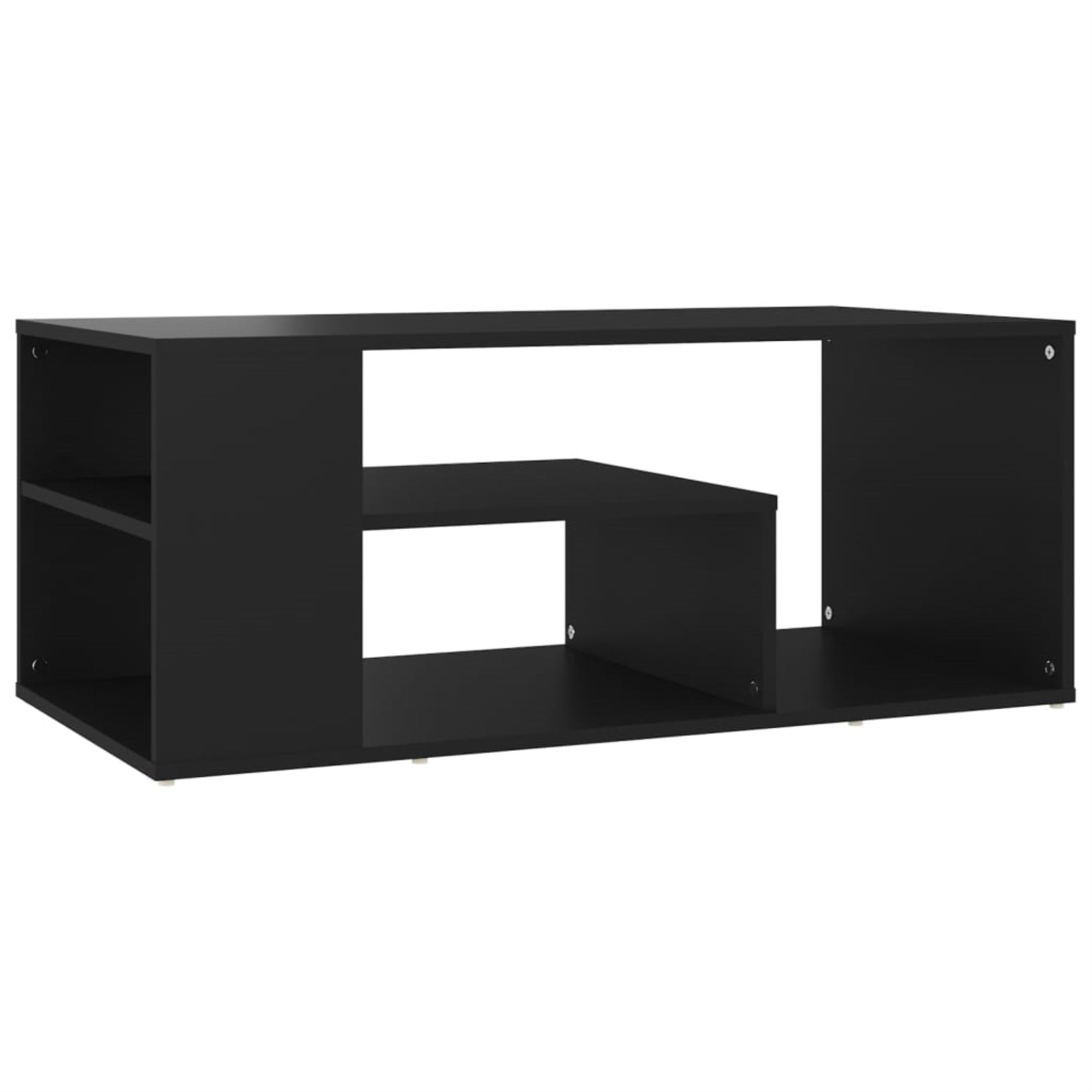 Vidaxl Coffee Table Black 39.4'X19.7'X15.7' Chipboard