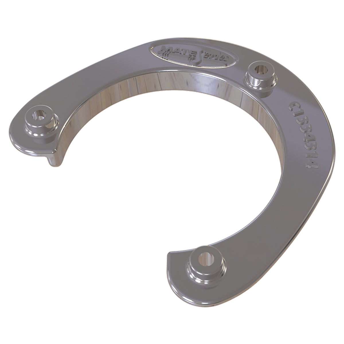 Mate Series Ss Rod & Cup Holder Backing Plate For Round