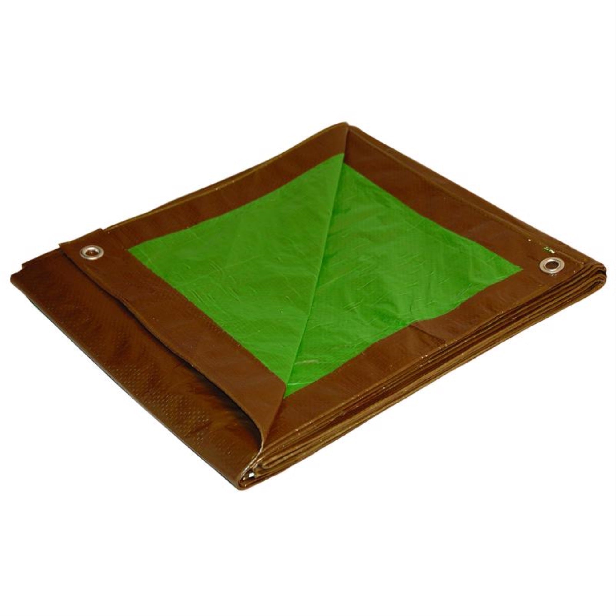 Dry Top 10 Ft. W X 20 Ft. L Medium Duty Polyethylene Poly Tarp Brown/Green(Pack Of 1)