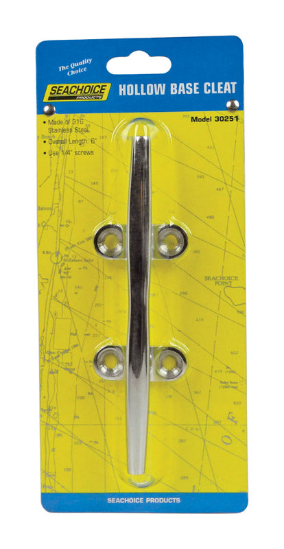 Cleat 6 Stainless Steel (Pack Of 1)