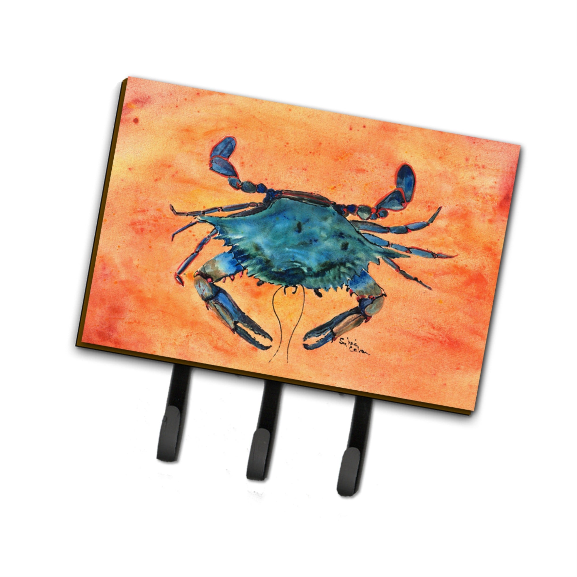 Caroline'S Treasures 8097Th68 Crab Leash Or Key Holder, Large, Multicolor