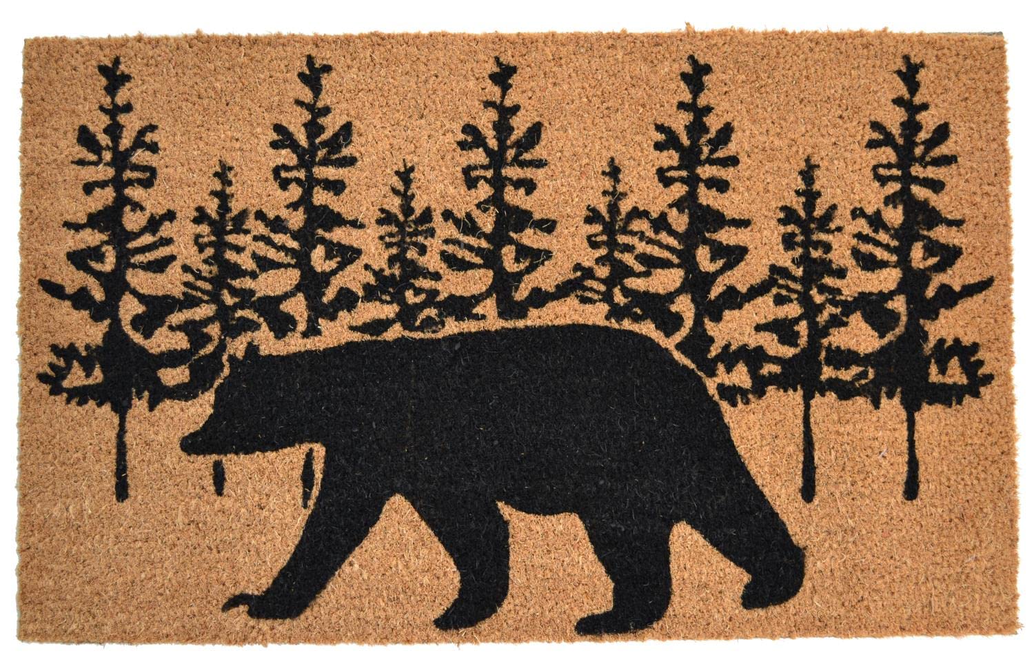 Bear Silhouette Brown, Black -574PVC