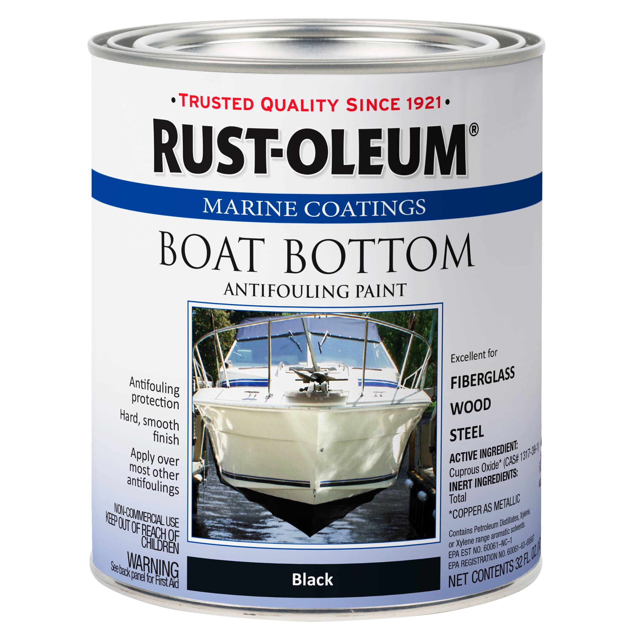 BOAT PAINT BLACK QT (Pack of 1)