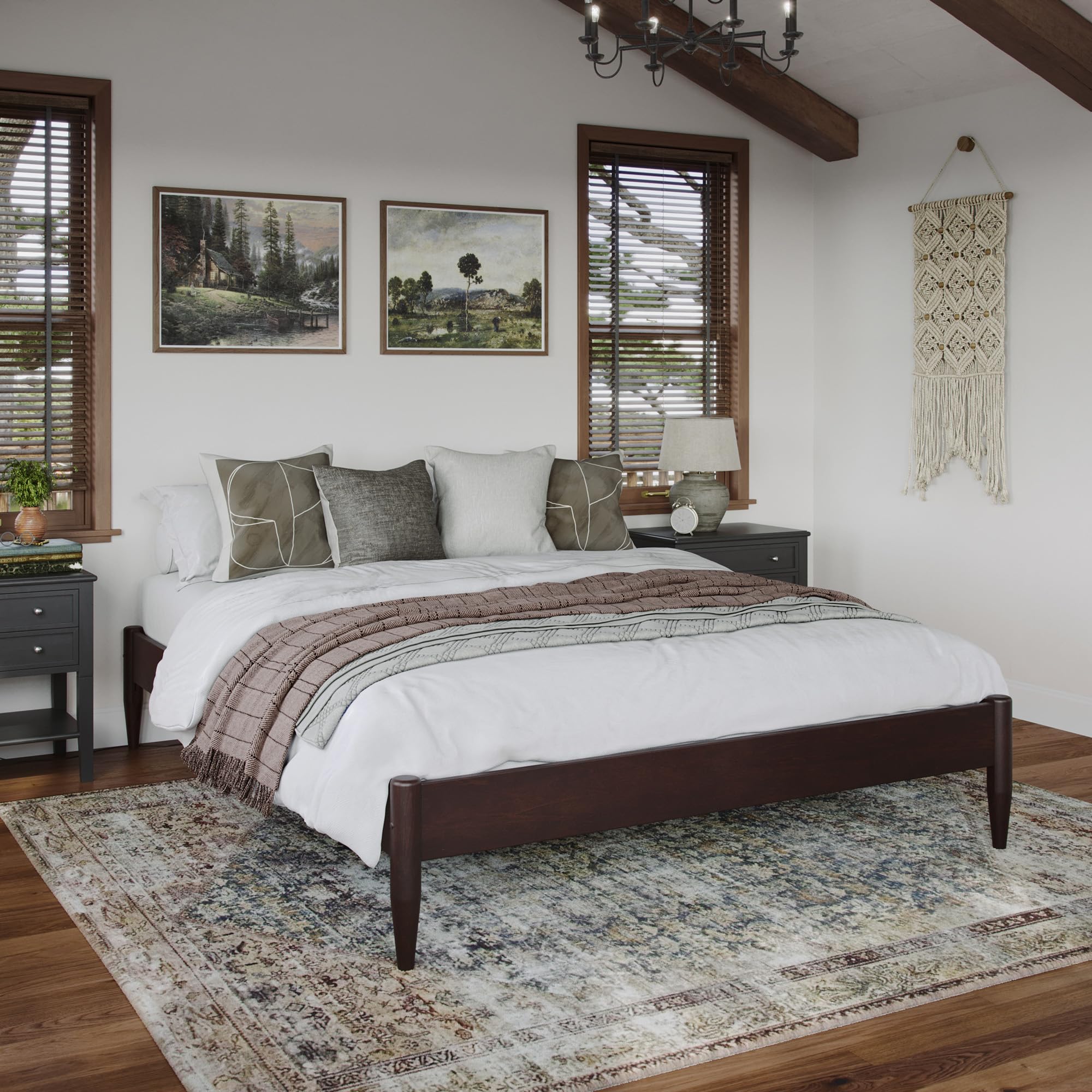 Pasadena Storage Queen Basic Bed in Espresso