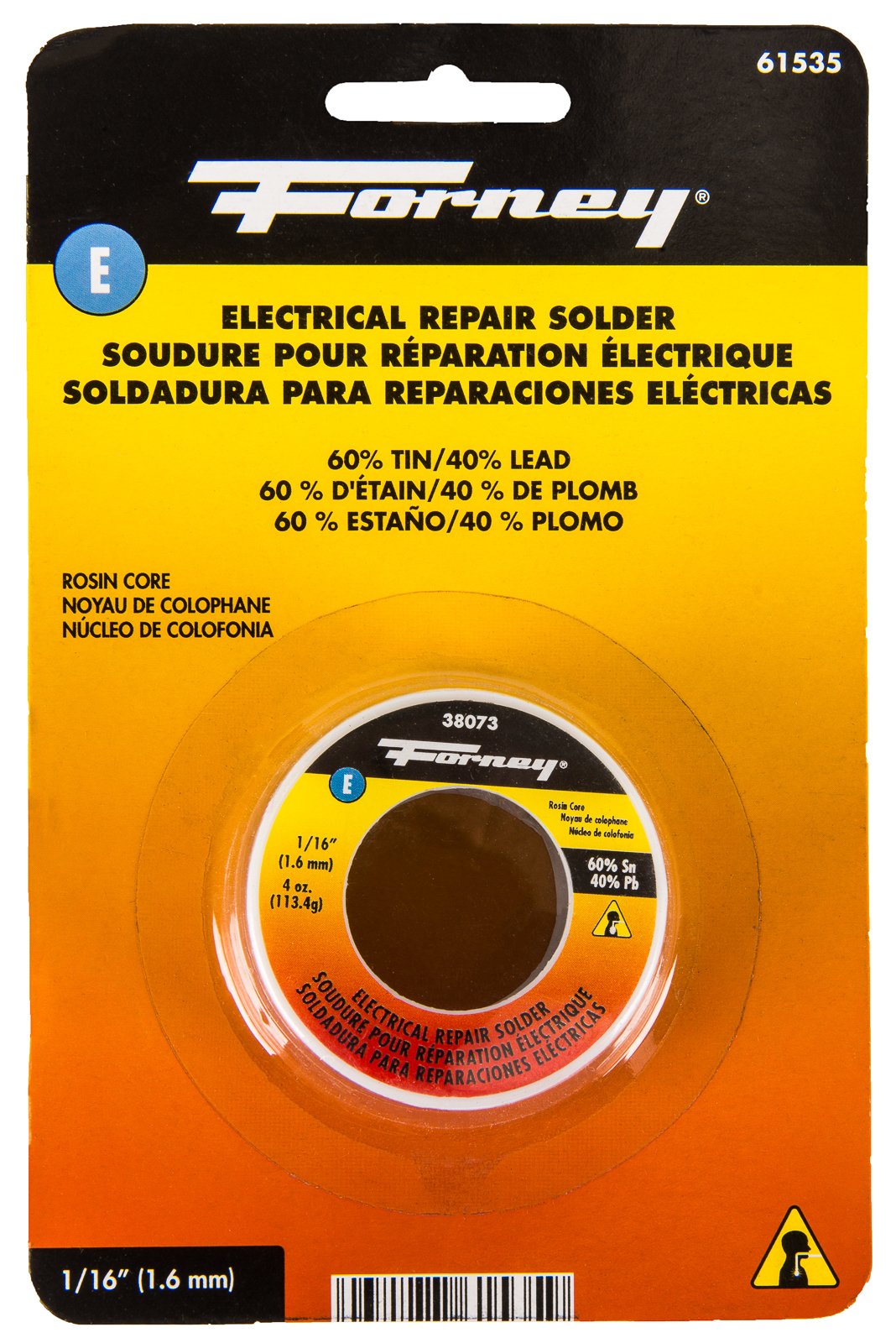 Forney 61535 Rosin Solder, 116