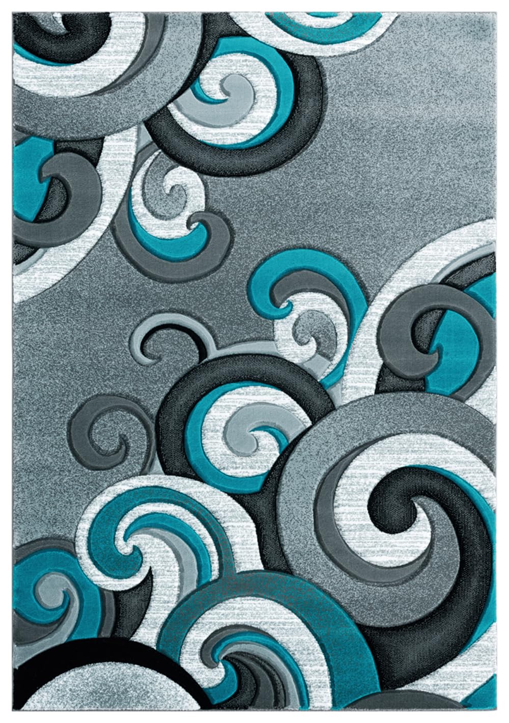 United Weavers Bristol Rhiannon Turquoise Runner Rug 27 x 74