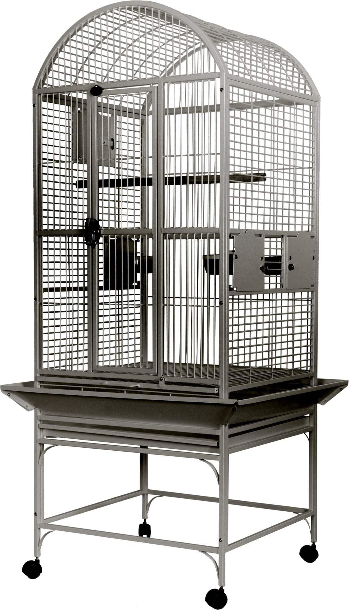 24x22″ Dome Top Cage with 5/8″ Bar Spacing in Stainless Steel 9002422 Stainless Steel″