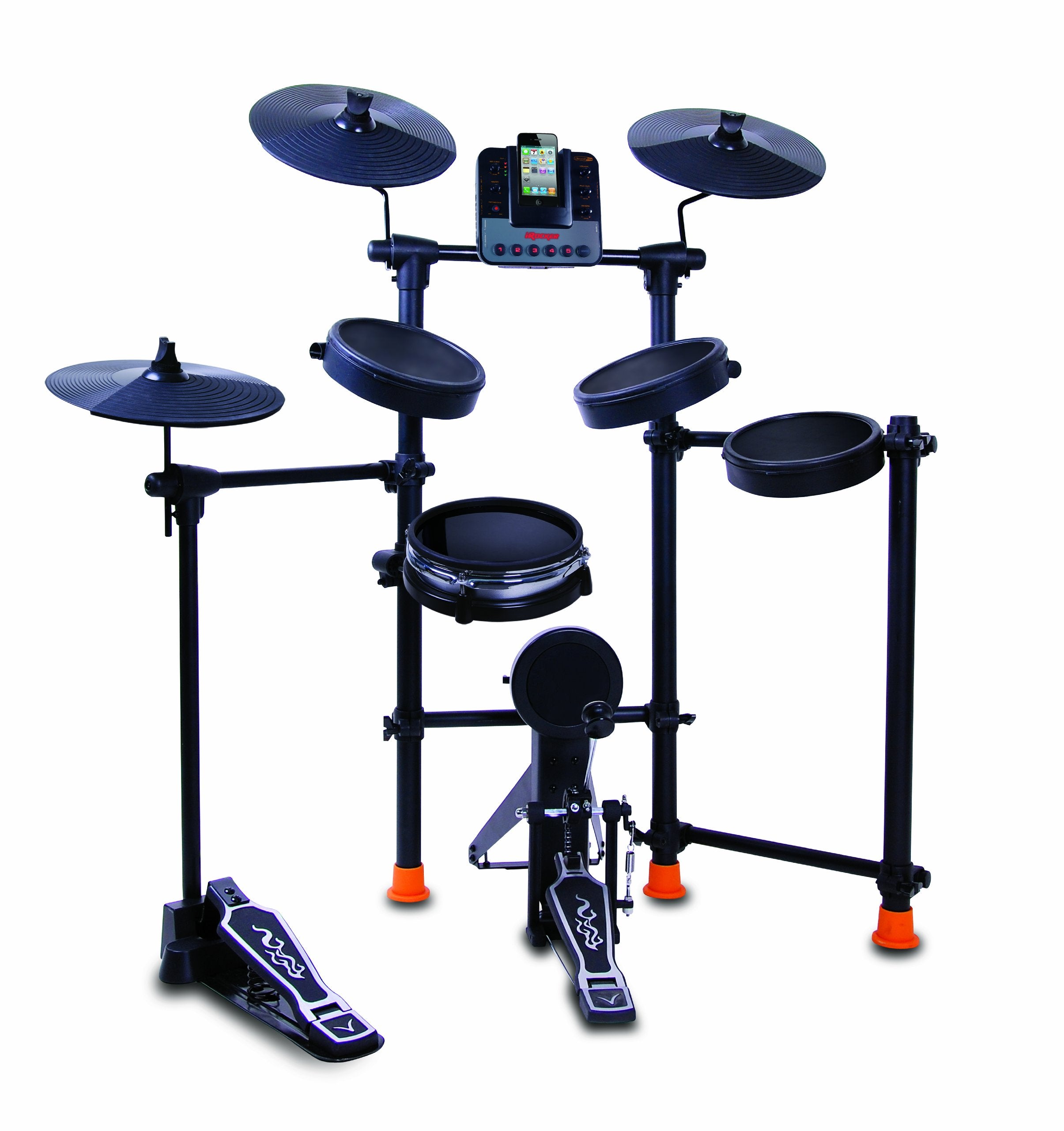 All-In-One Electronic Drum Set for iPod/iPhone w/metronome & real drum feeling