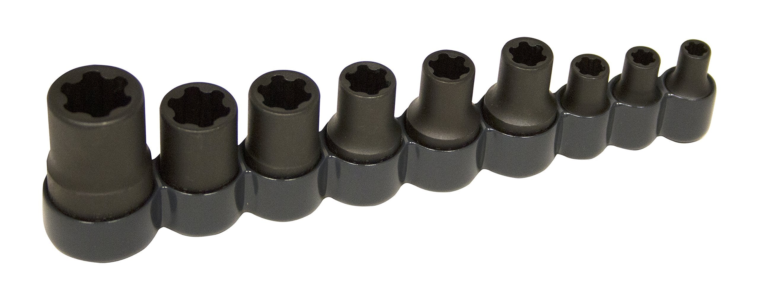 9PC EXTERNAL TORX + SOCKET