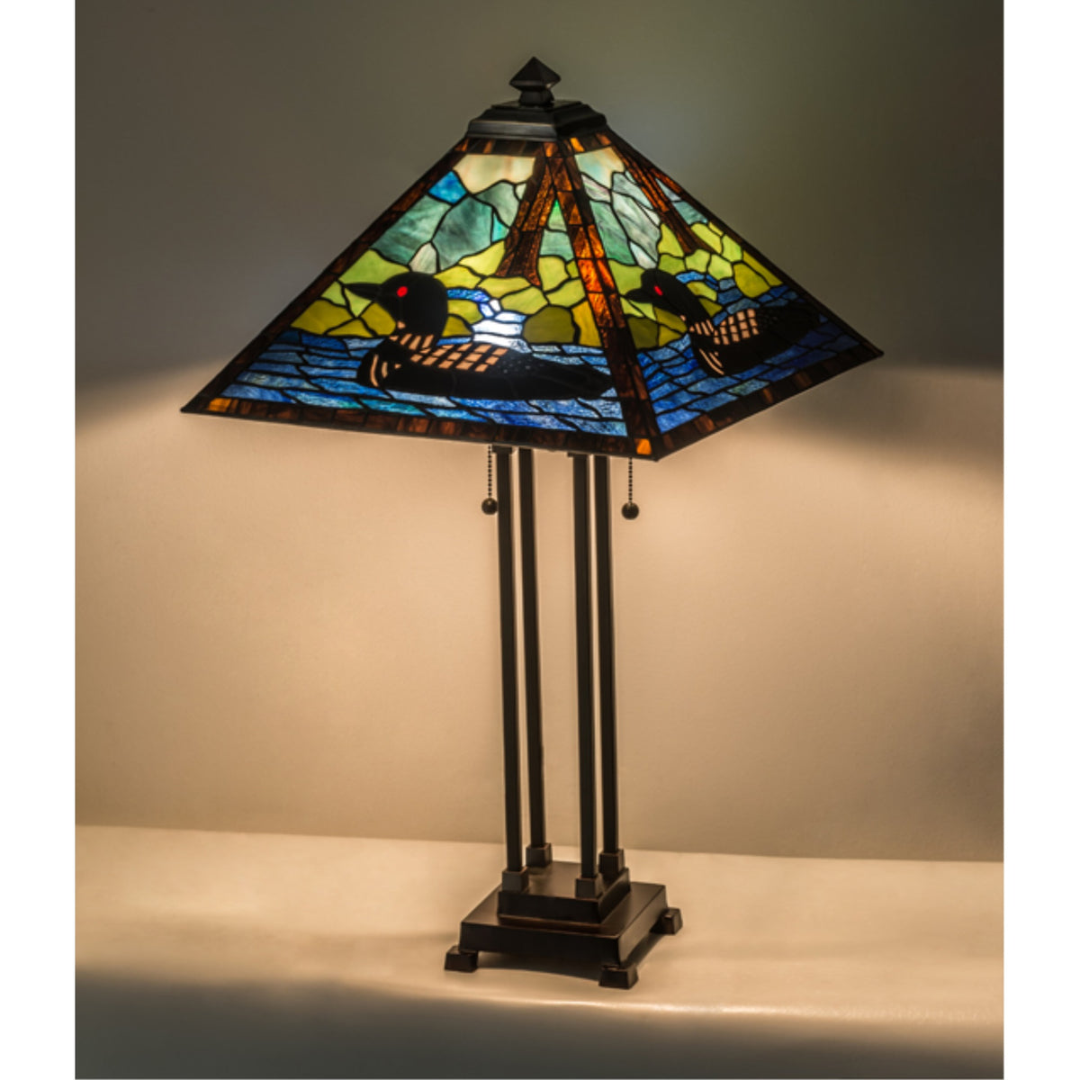 30'H Loon Table Lamp