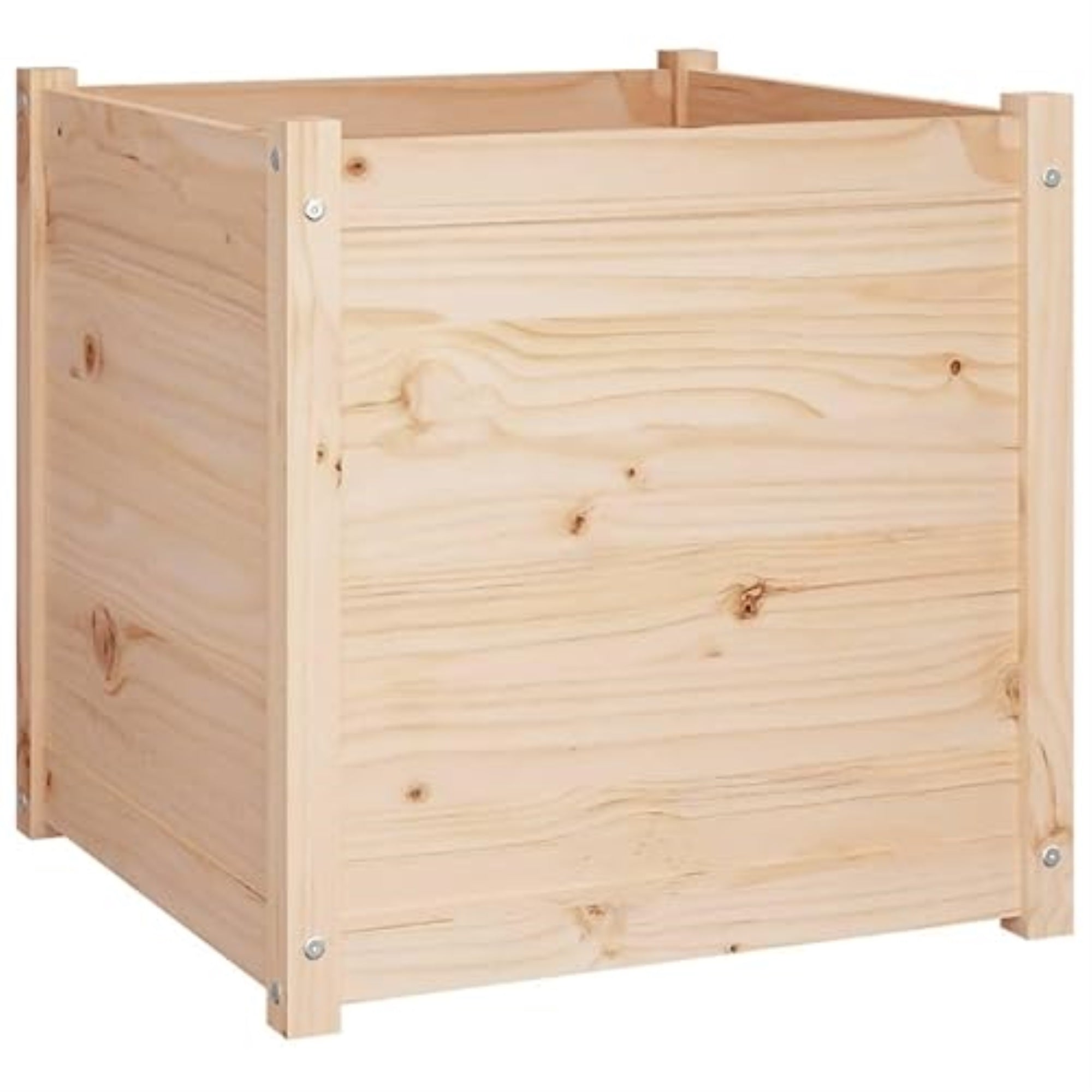 Vidaxl Garden Planter 23.6'X23.6'X23.6' Solid Wood Pine