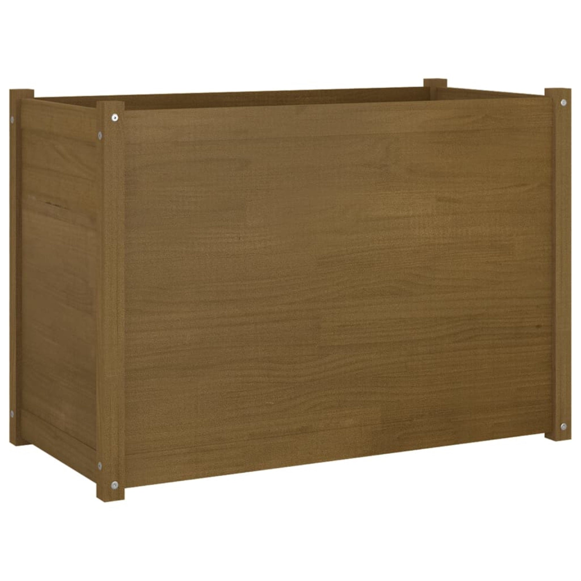 Vidaxl Garden Planter Honey Brown 39.4'X19.7'X27.6' Solid Wood Pine