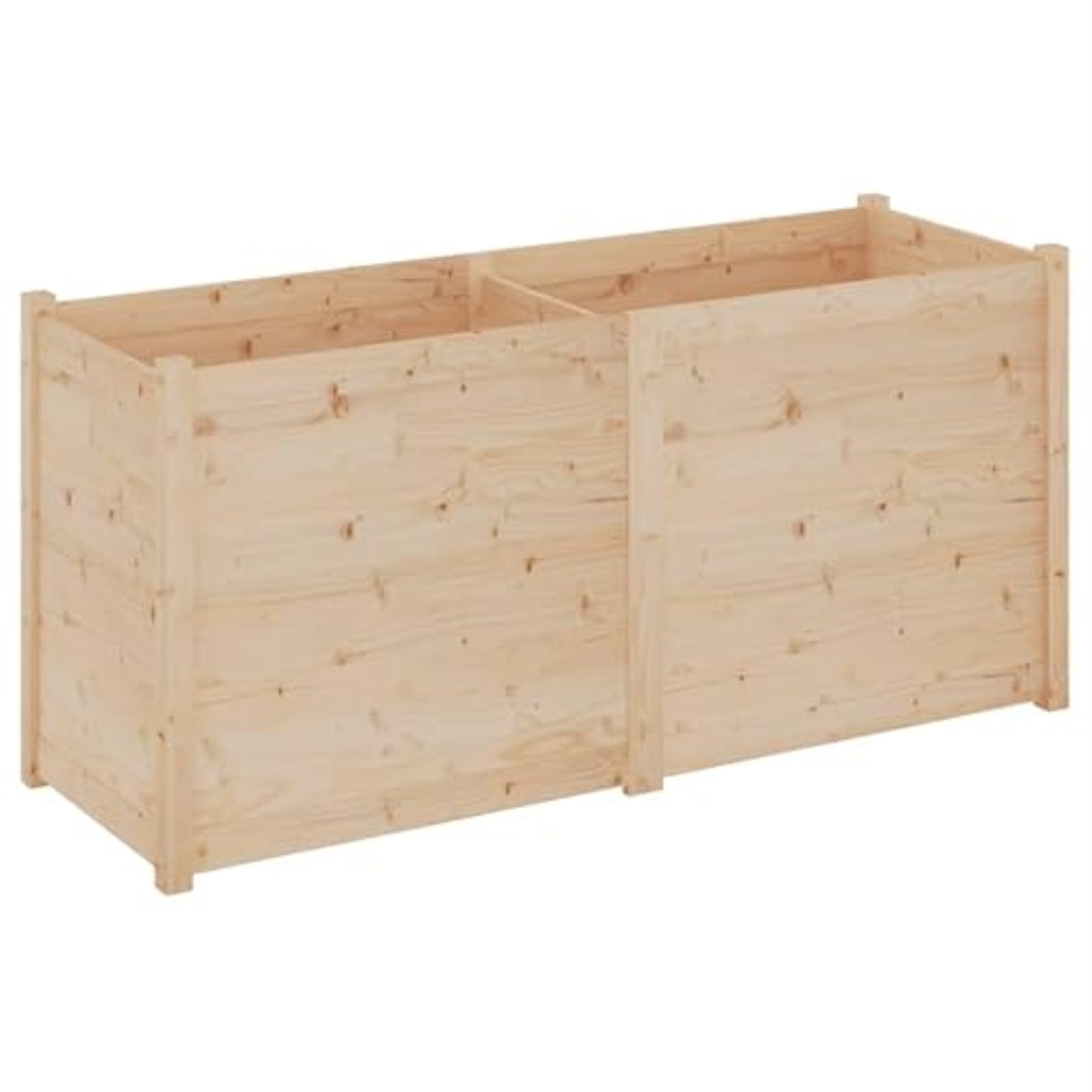 Vidaxl Garden Planter 59.1'X19.7'X27.6' Solid Wood Pine