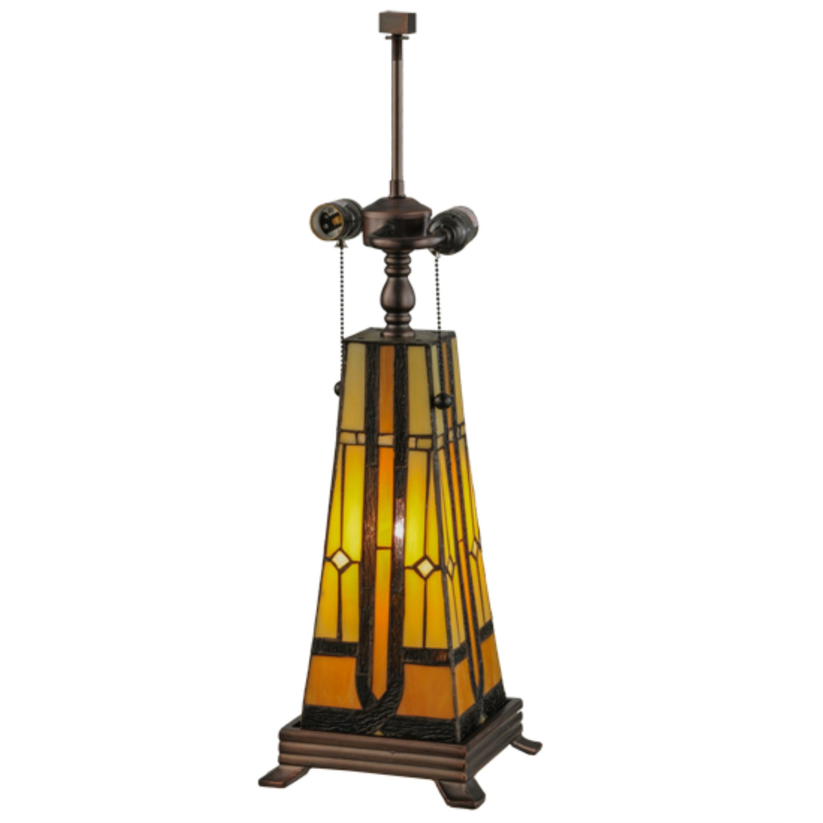 25'H Sierra Prairie Mission Lighted Table Base