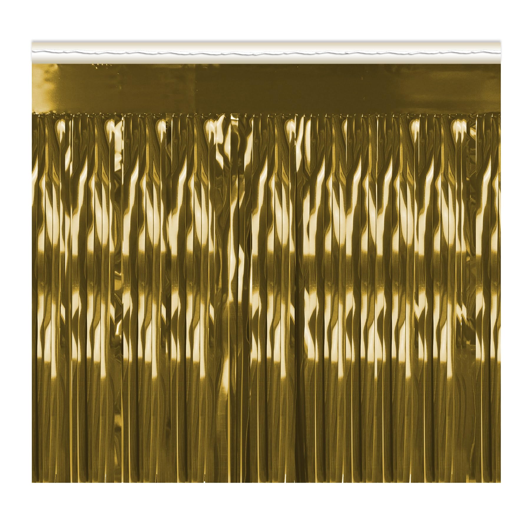 Pkgd 1-Ply FR Metallic Fringe Drape