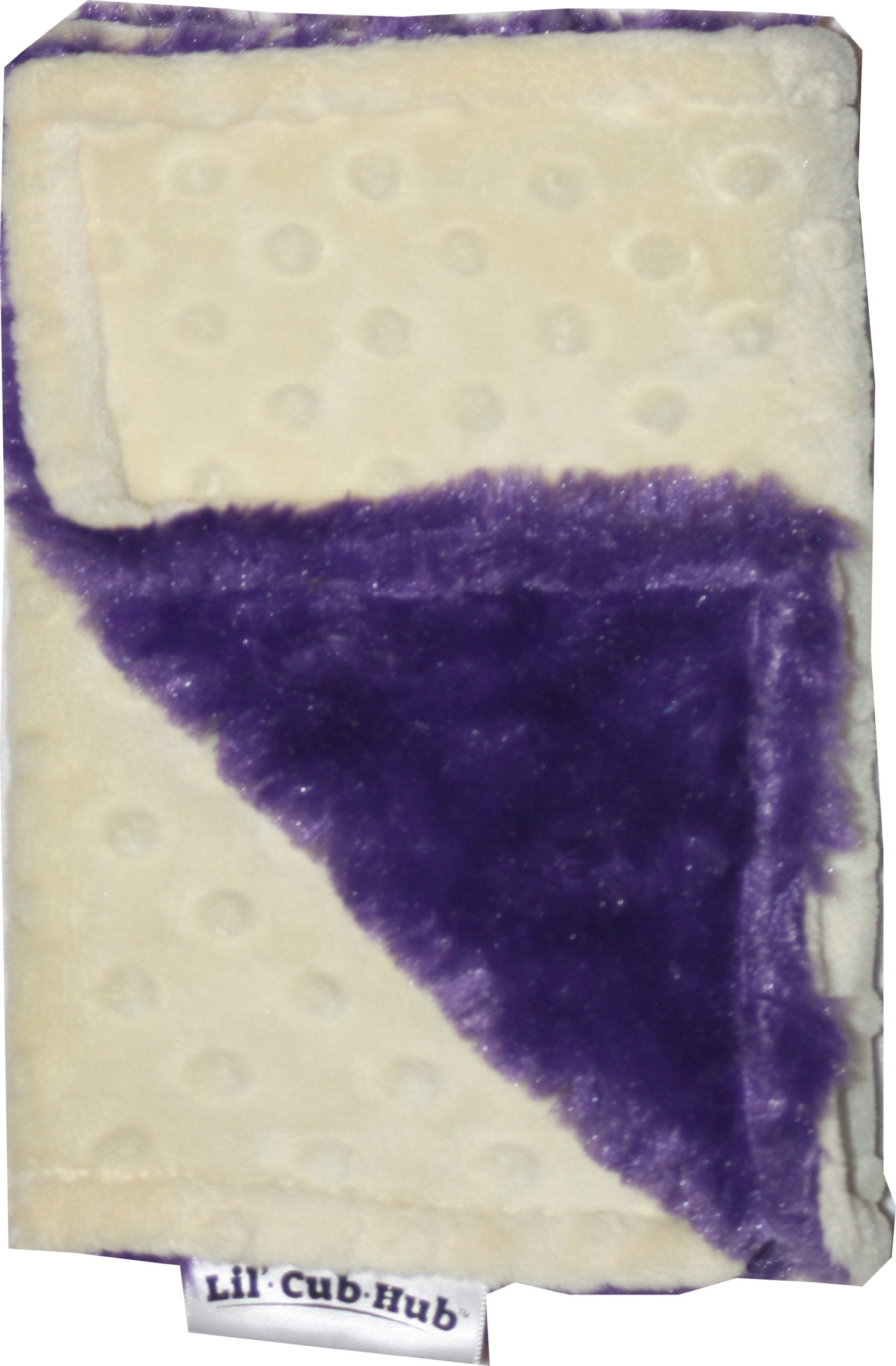 Burp Cloth - Yellow Dot/Purple Rosebud Swirl