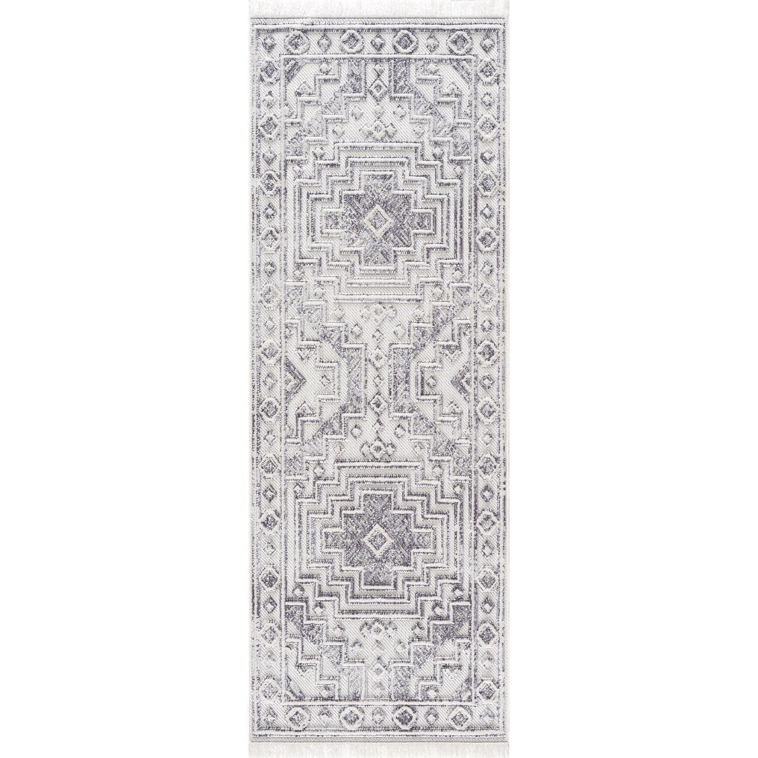 United Weavers Chelsea Novel  Grey Runner Rug 27 x 72”