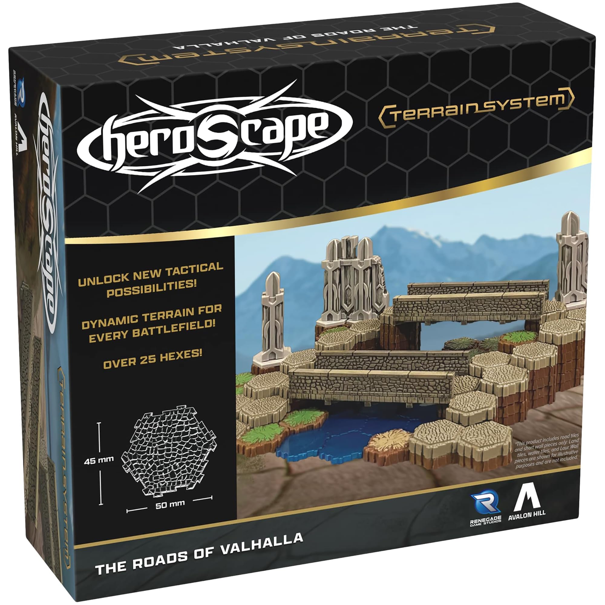 Renegade Game Studios Heroscape Roads of Valhalla Terrain Expansion Add-on for Board Game