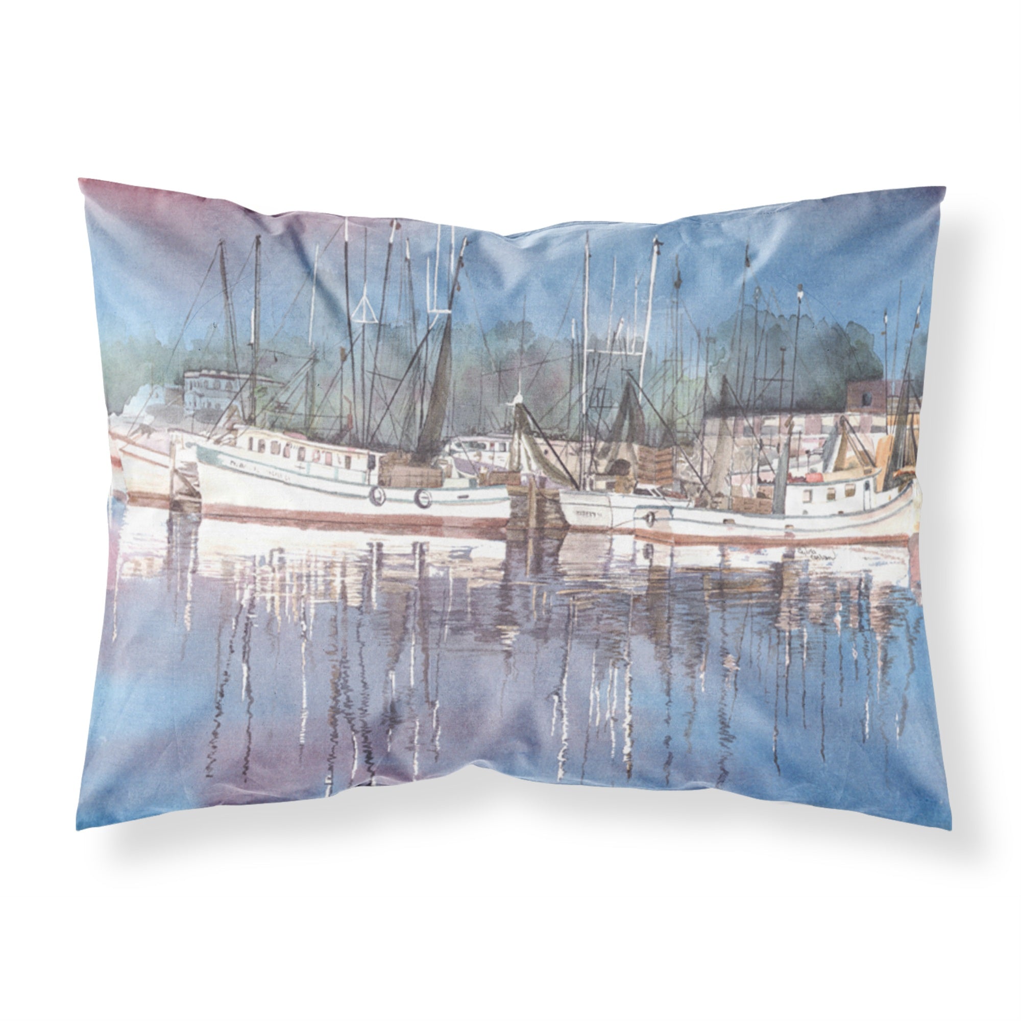 Caroline'S Treasures 8112Pillowcase Harbor Moisture Wicking Fabric Standard Pillowcase, Large, Multicolor