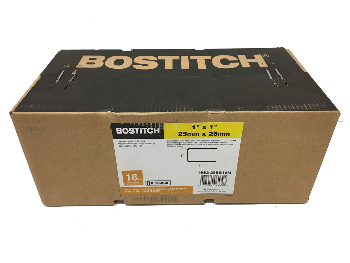 Bostitch Stpl 16Ga S2 1In Spec Galv 10M