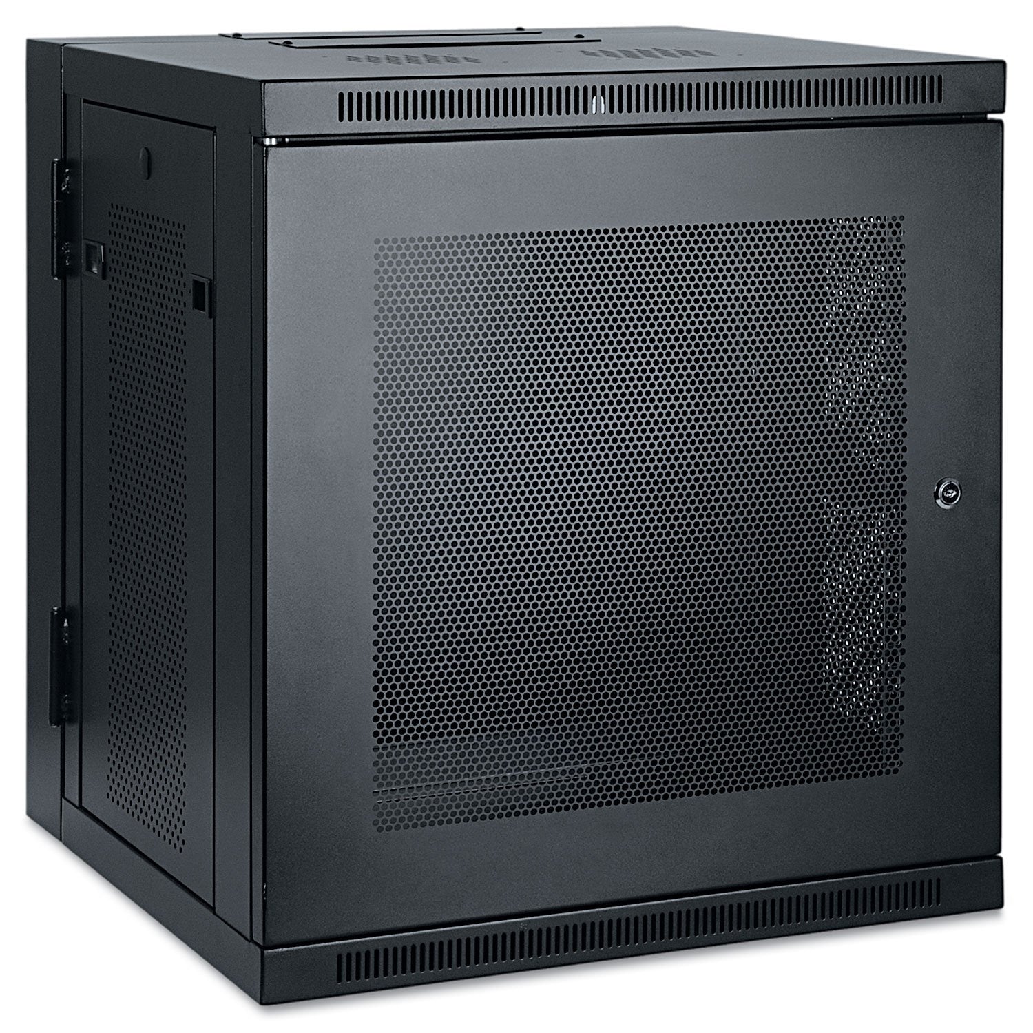 12U WALL MOUNT RACK ENCLOSURE SERVER CABINET HINGED WALLMOUNT
