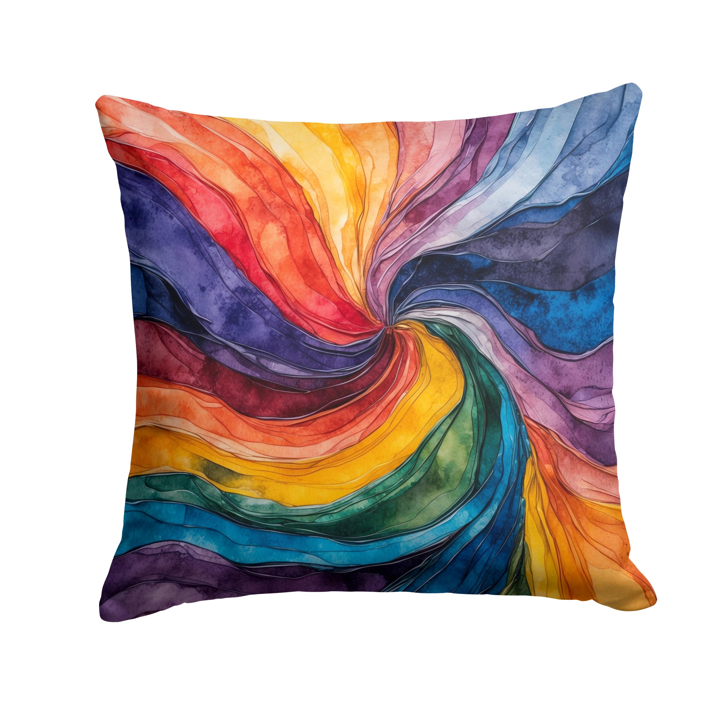 Carolines Treasures Gay Mosaic of Pride Throw Pillow Machine Washable, Indoor Outdoor Decorative Pillow for Couch, Bed or Patio, 18Hx18W