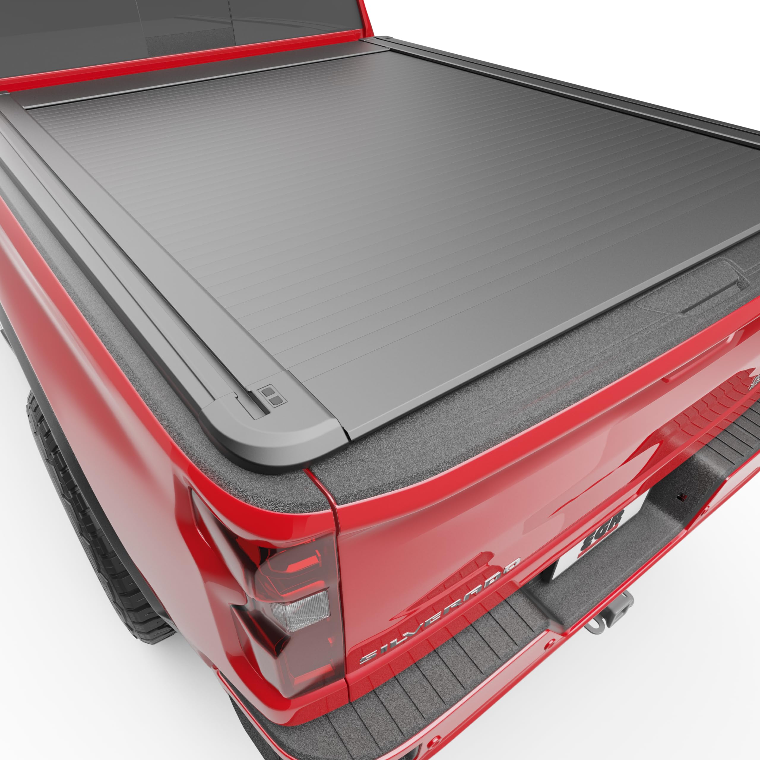 EGR RollTrac Electric Retractable Tonneau Cover - Compatible with GM Silverado/Sierra 2500HD with 6.9 Bed (2015-2024 Models) - Bed Cover RT040035E