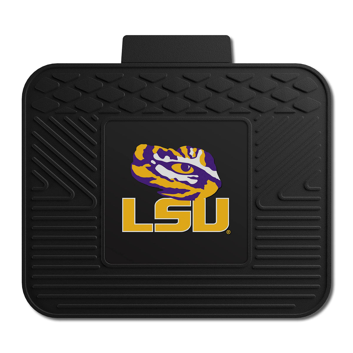 Fanmats 10092 Lsu Tigers Back Row Utility Car Mat - 1 Piece - 14In. X 17In., All Weather Protection, Universal Fit, Molded Team
