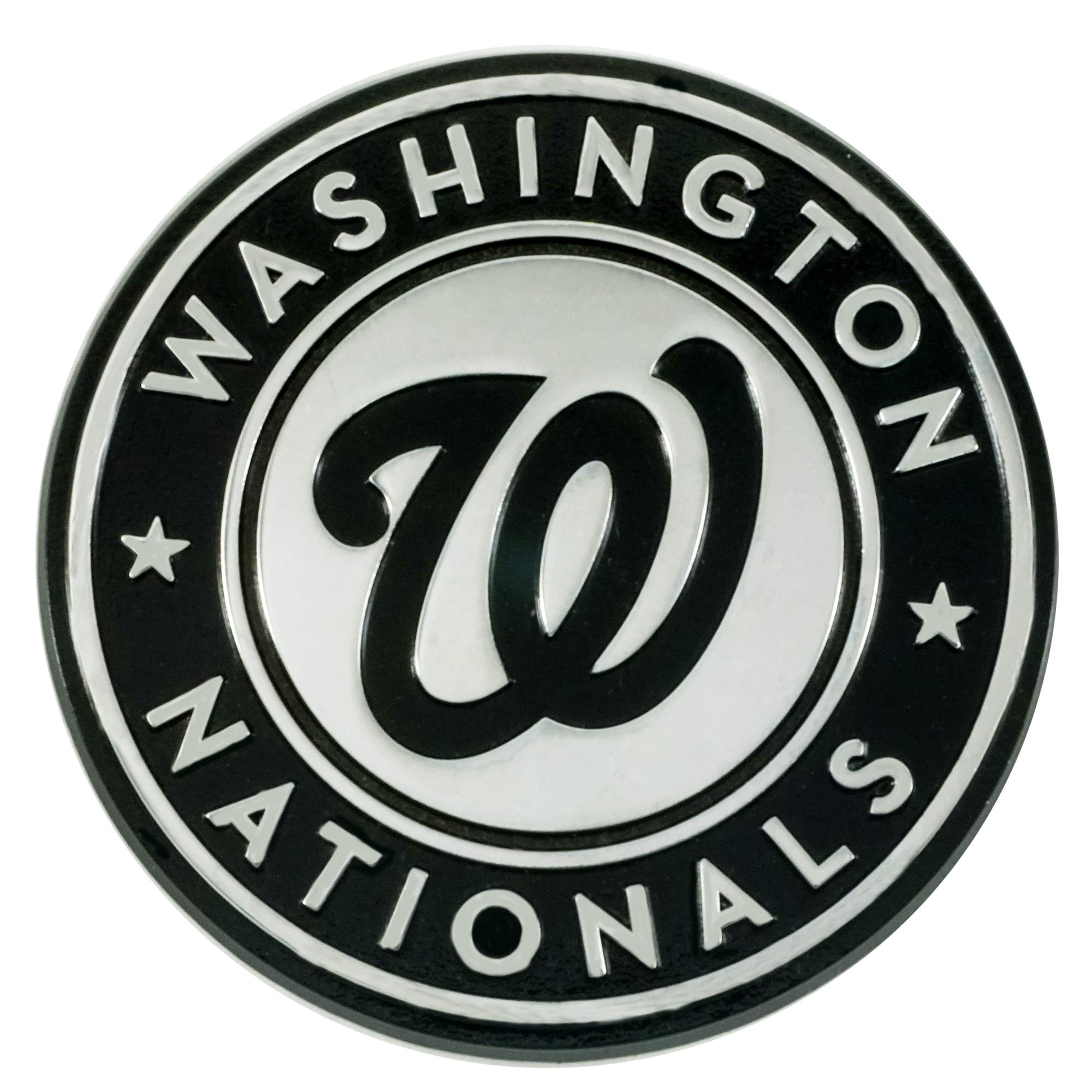 Fanmats 26754 Washington Nationals 3D Chrome Metal Auto Emblem