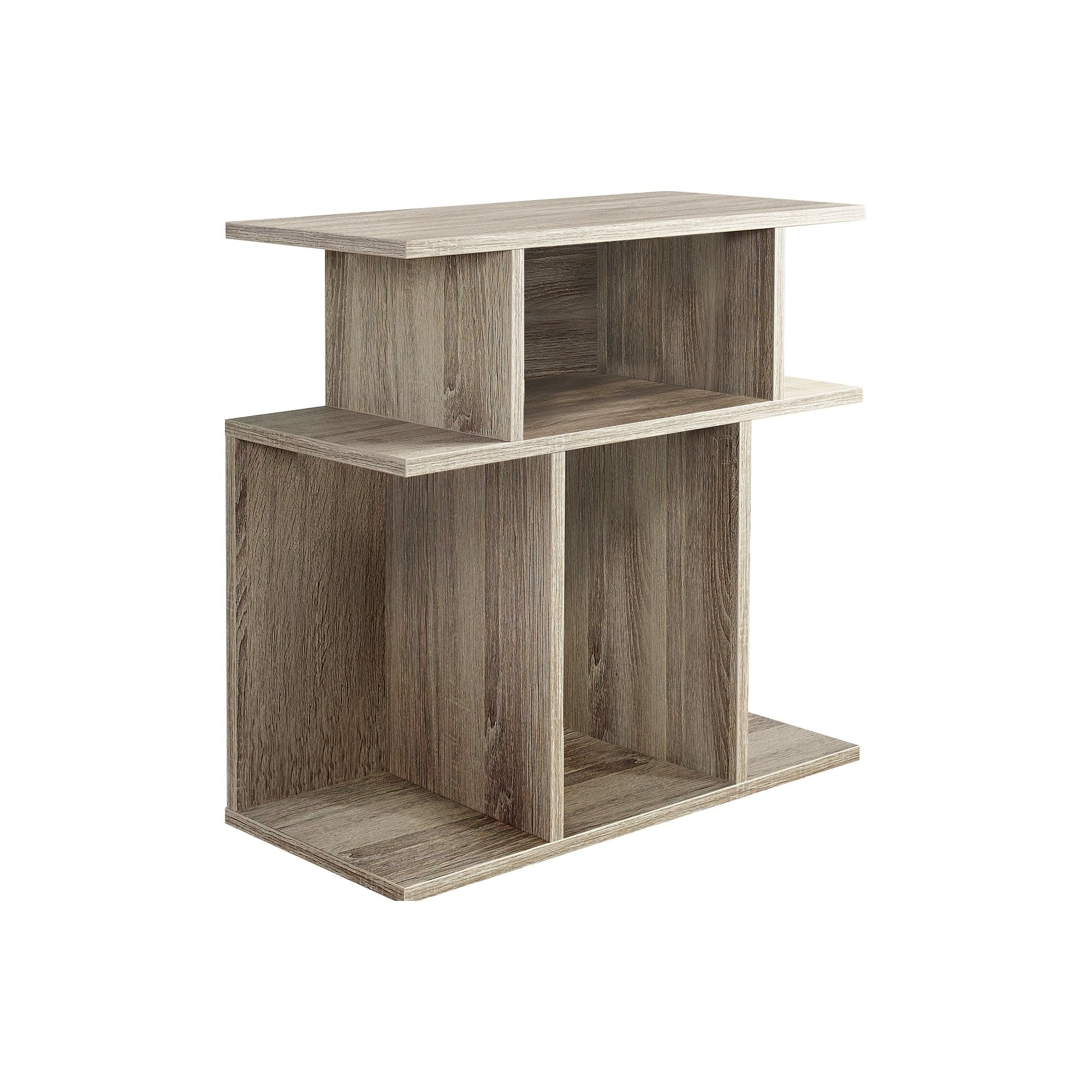 Accent Table, Side, End, Nightstand, Lamp, Living Room, Bedroom, Laminate, Brown, Contemporary, Modern