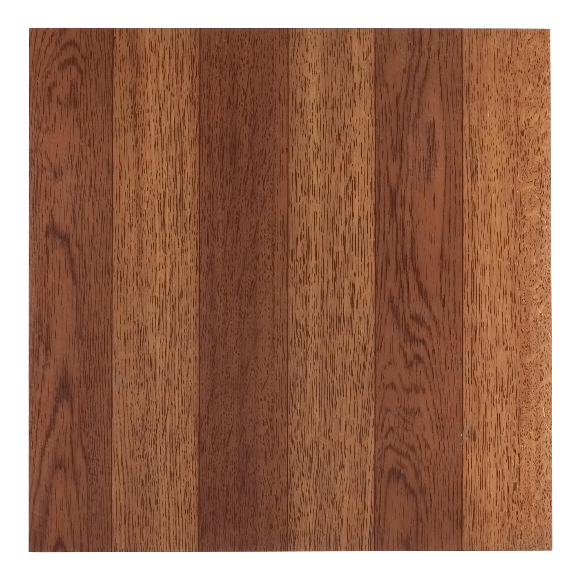 Tivoli Medium Oak Plank-Look 12 Inch x 12 Inch Self Adhesive Vinyl Floor Tile #223 - 45 Tiles