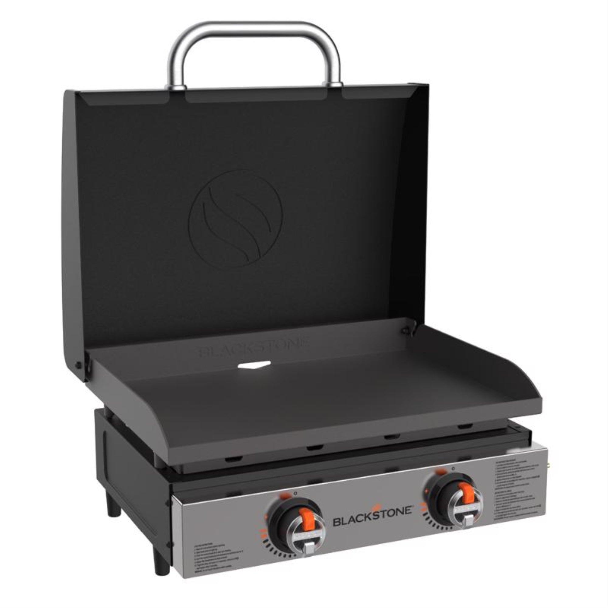 Blackstone 2 Burner Liquid Propane Tabletop Outdoor Griddle Black/Silver, (Pack of 1)