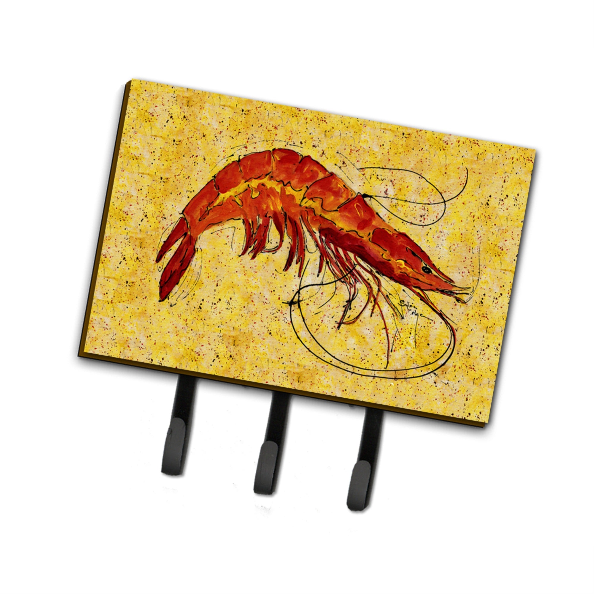 Caroline'S Treasures 8126Th68 Shrimp Leash Or Key Holder, Large, Multicolor