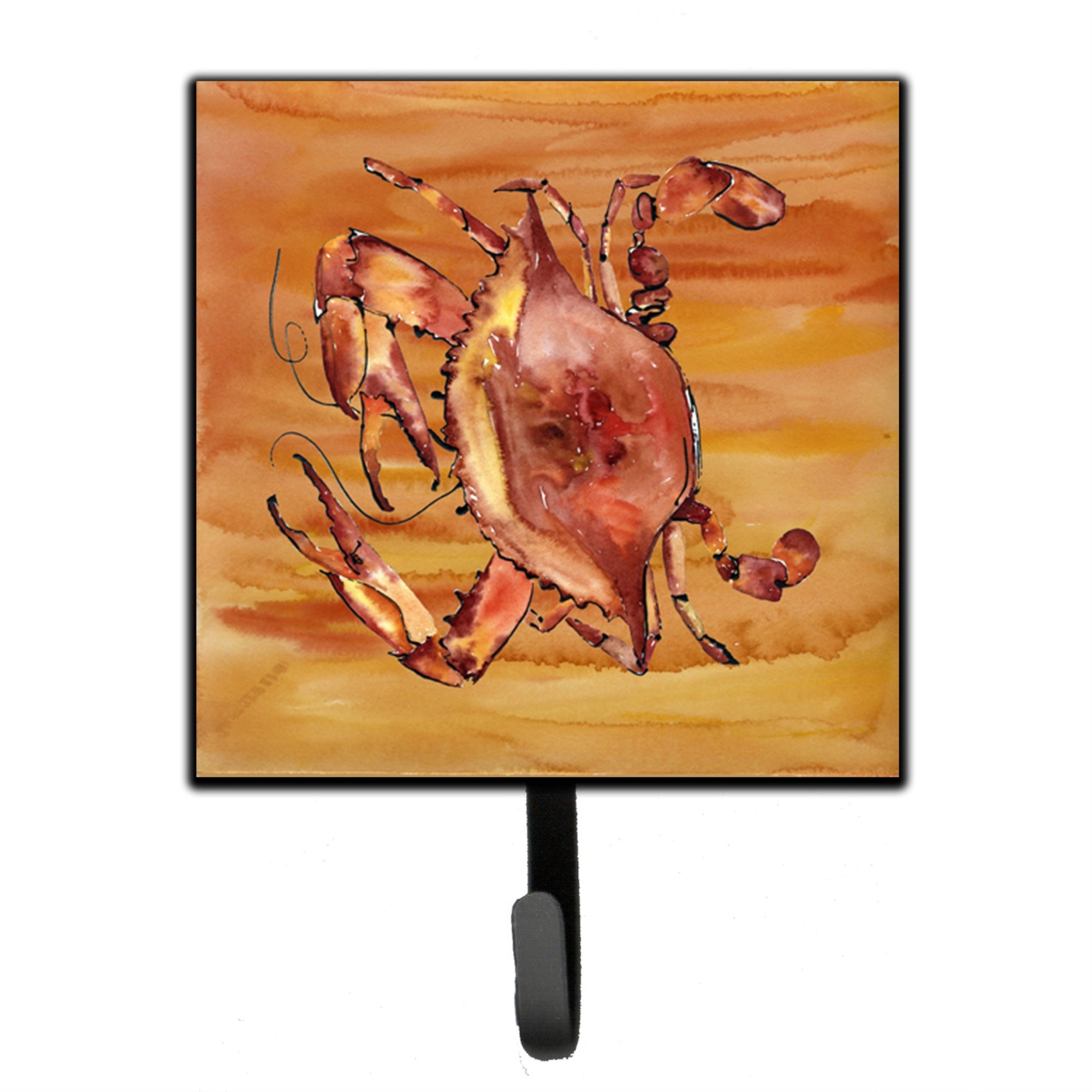 Caroline'S Treasures 8139Sh4 Crab Leash Holder Or Key Hook, Small, Multicolor