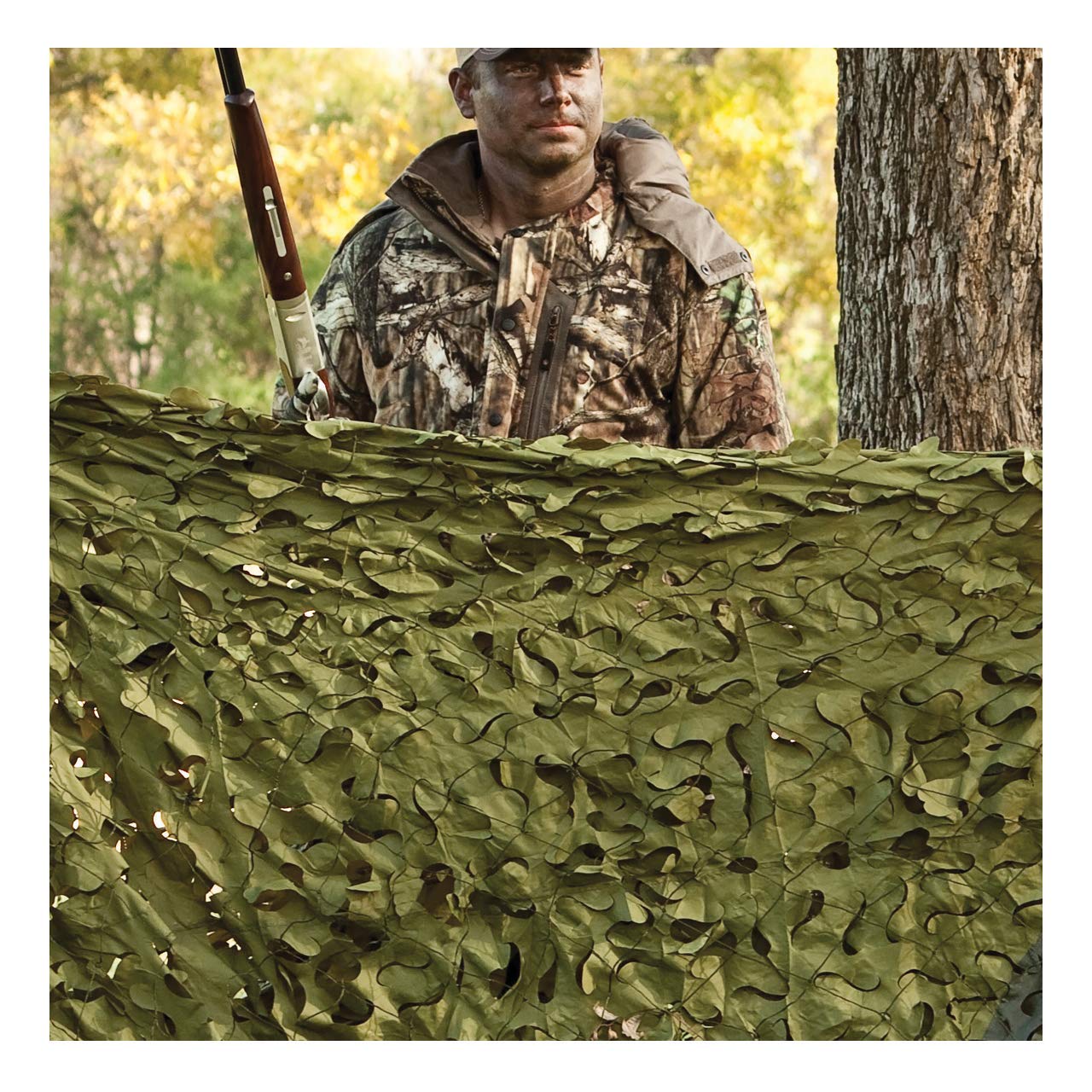 Hunting Series Camouflage Netting - 8 x 10 Woodland