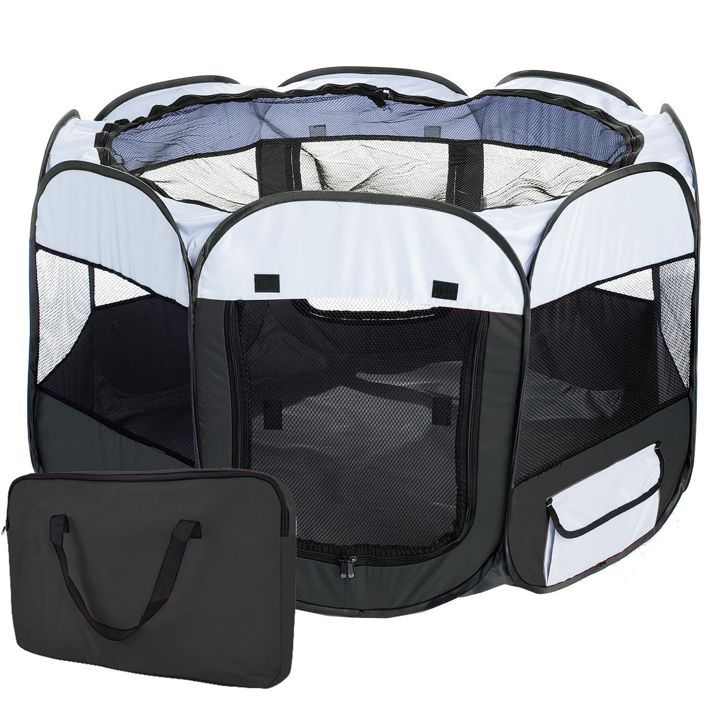 All-Terrain Lightweight Easy Folding Wire-Framed Collapsible Travel Pet Playpen