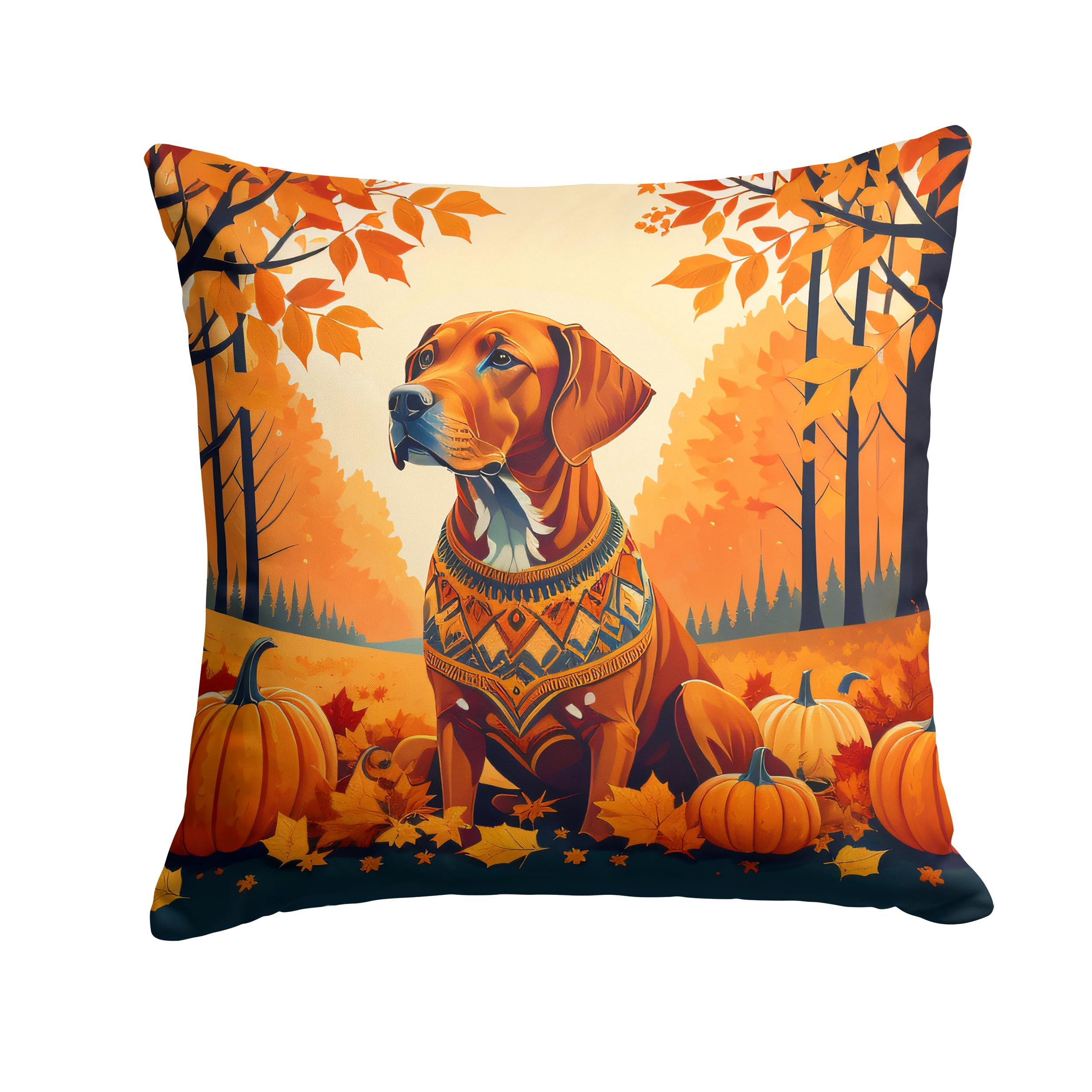Vizsla Fall Throw Pillow