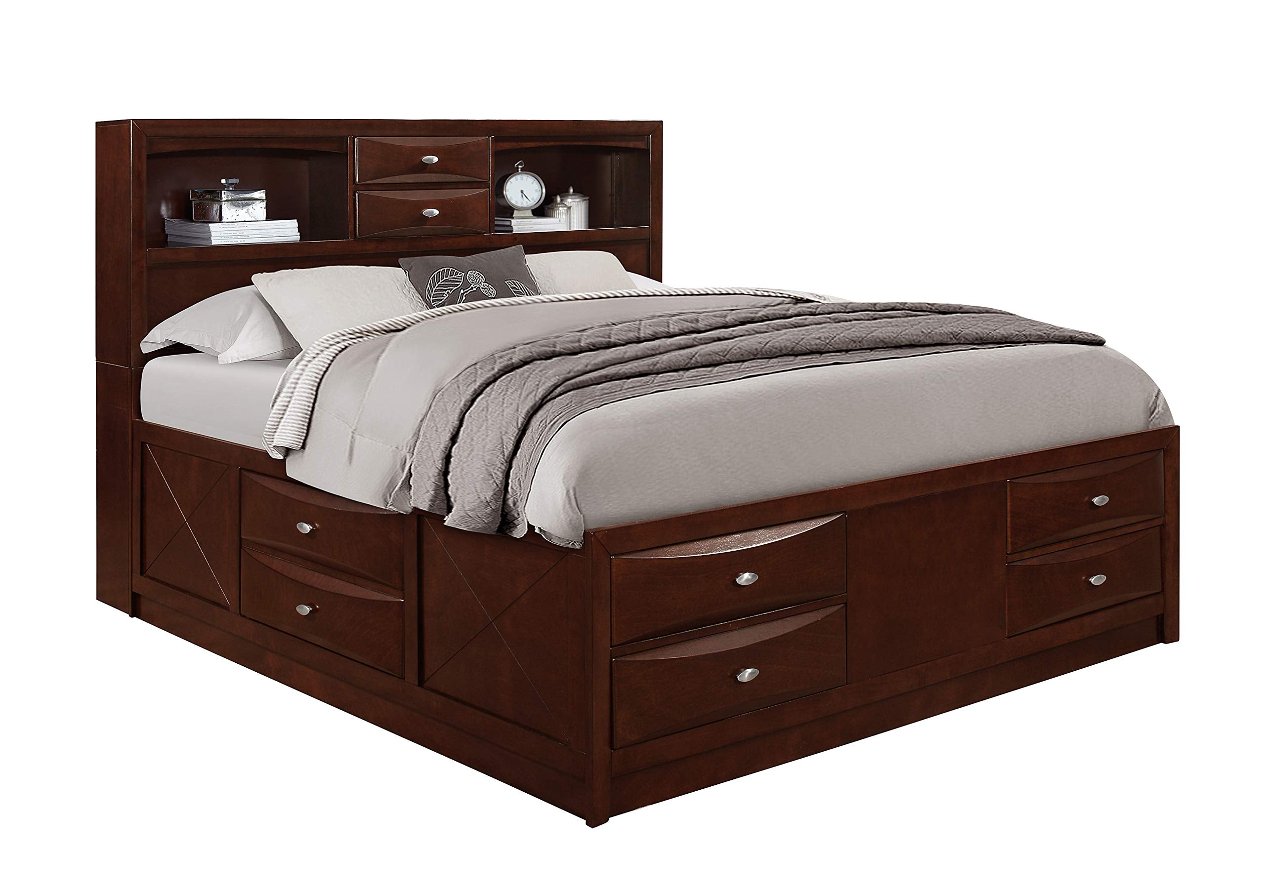 Linda Merlot King Bed